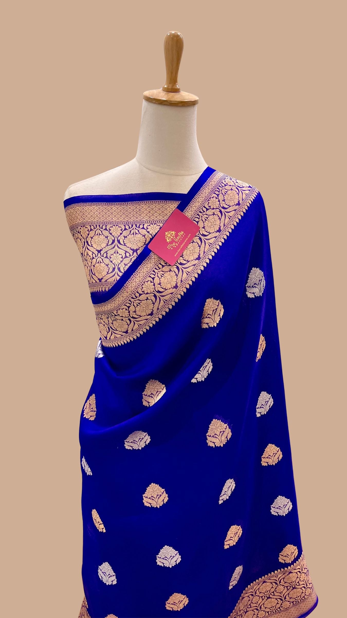 Pure Kora Silk Handloom Banarasi Saree