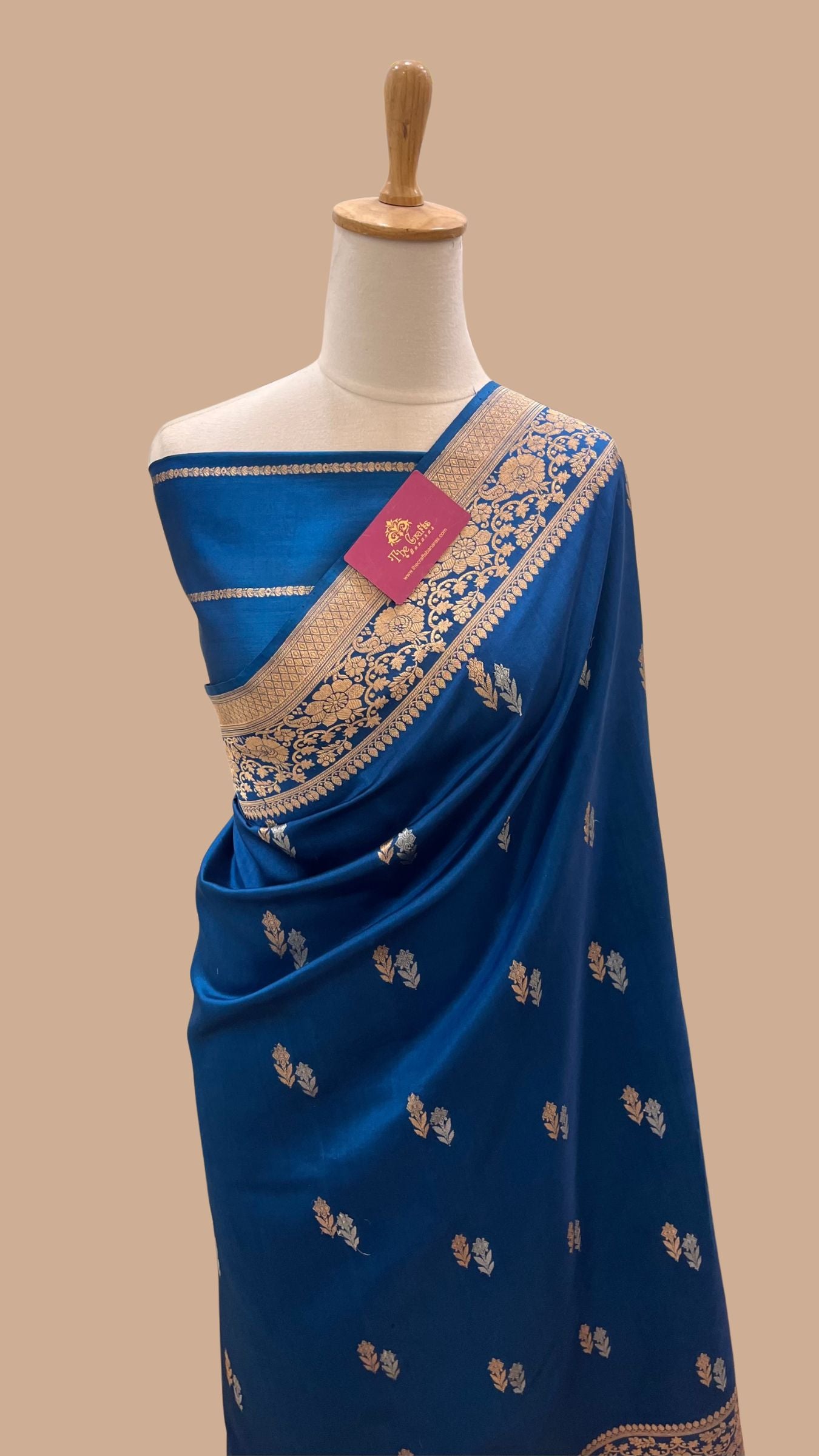 Pure Mango Silk Handloom Banarasi Saree