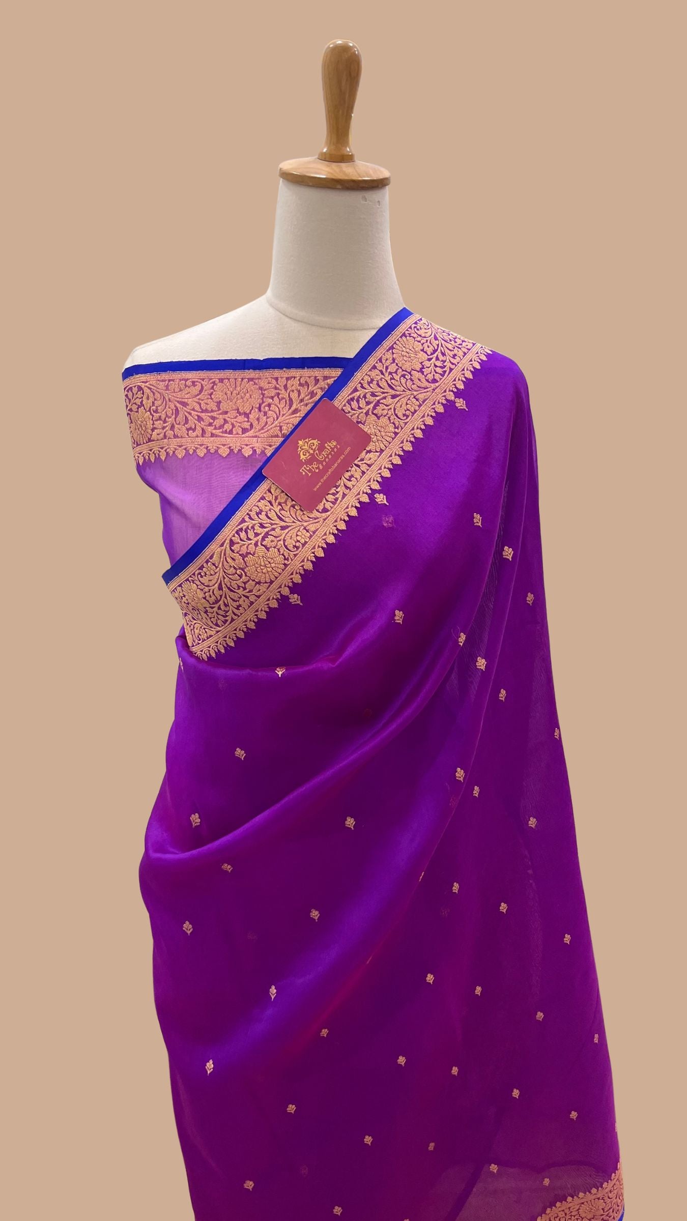 Pure Kora Silk Handloom Banarasi Saree