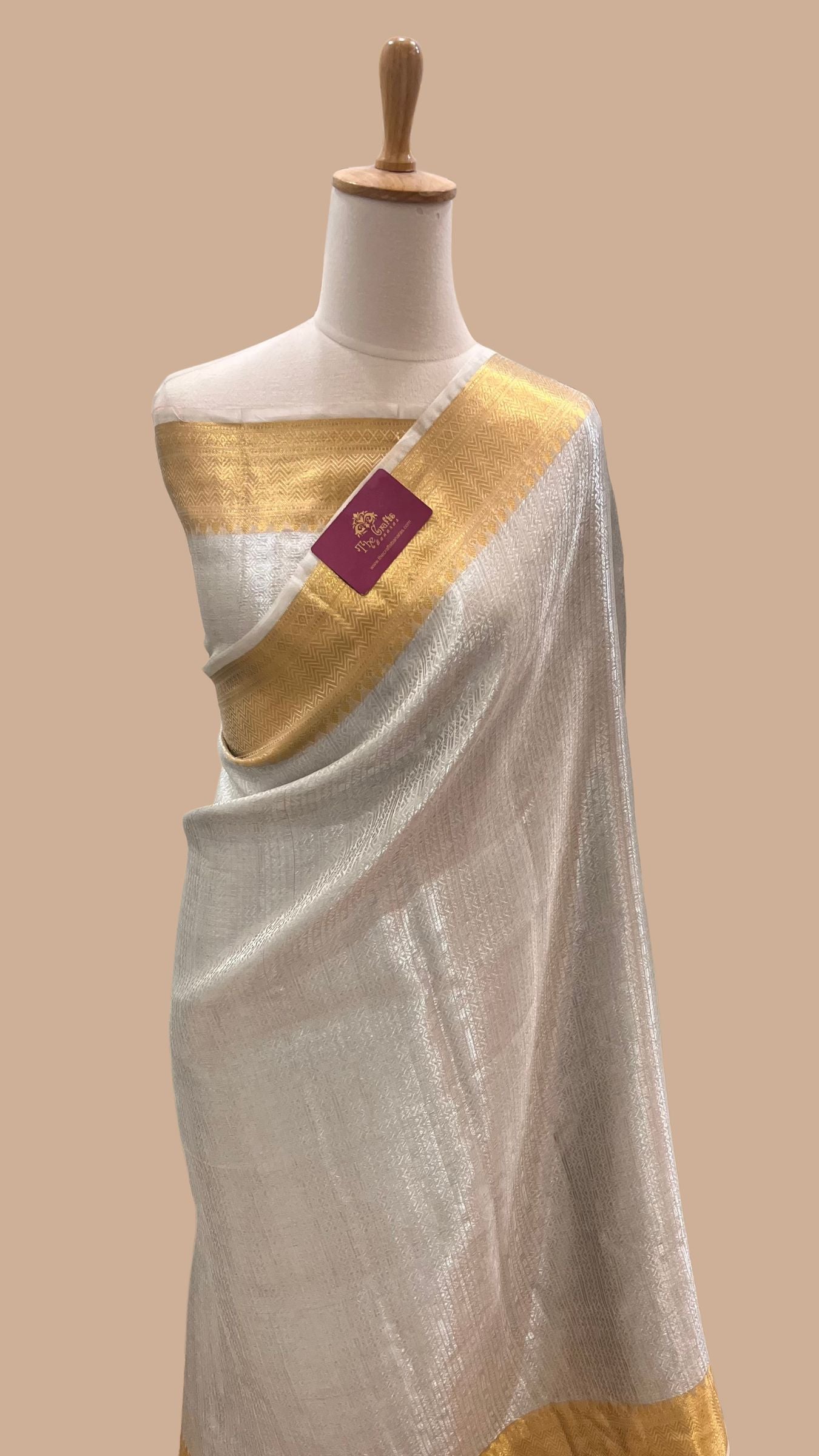 Pure Tissue Silk Brocade Banarasi Saree