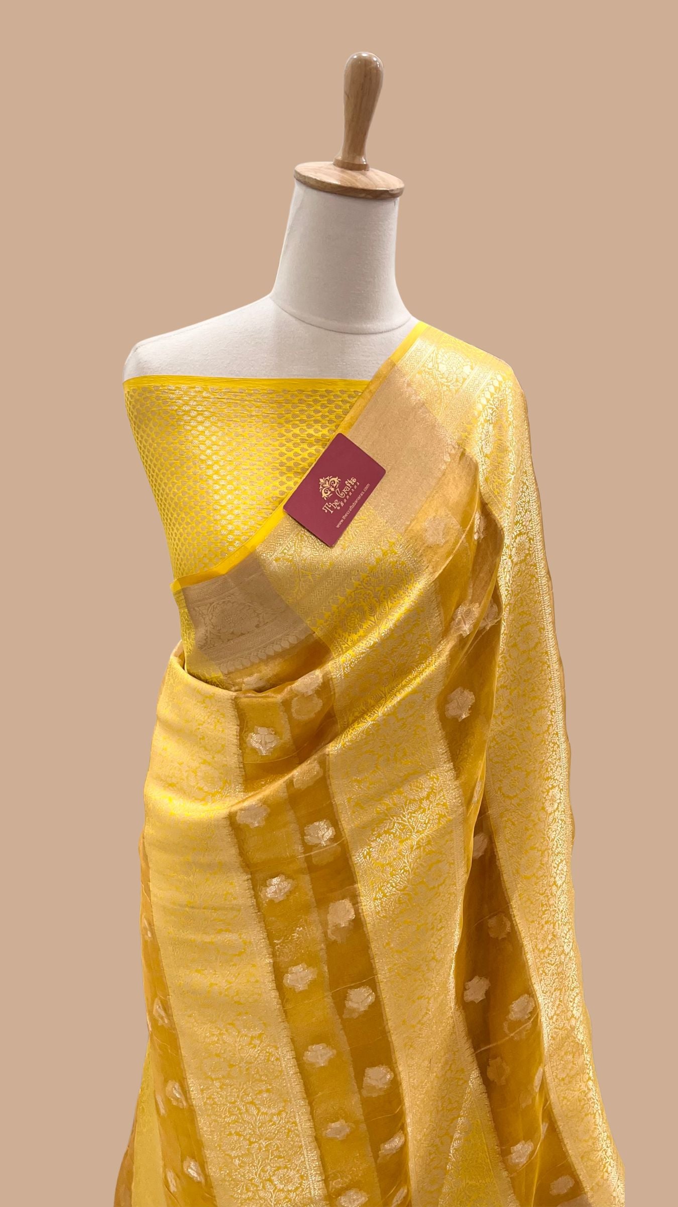 Pure Chiniya Tissue Silk Banarasi Saree