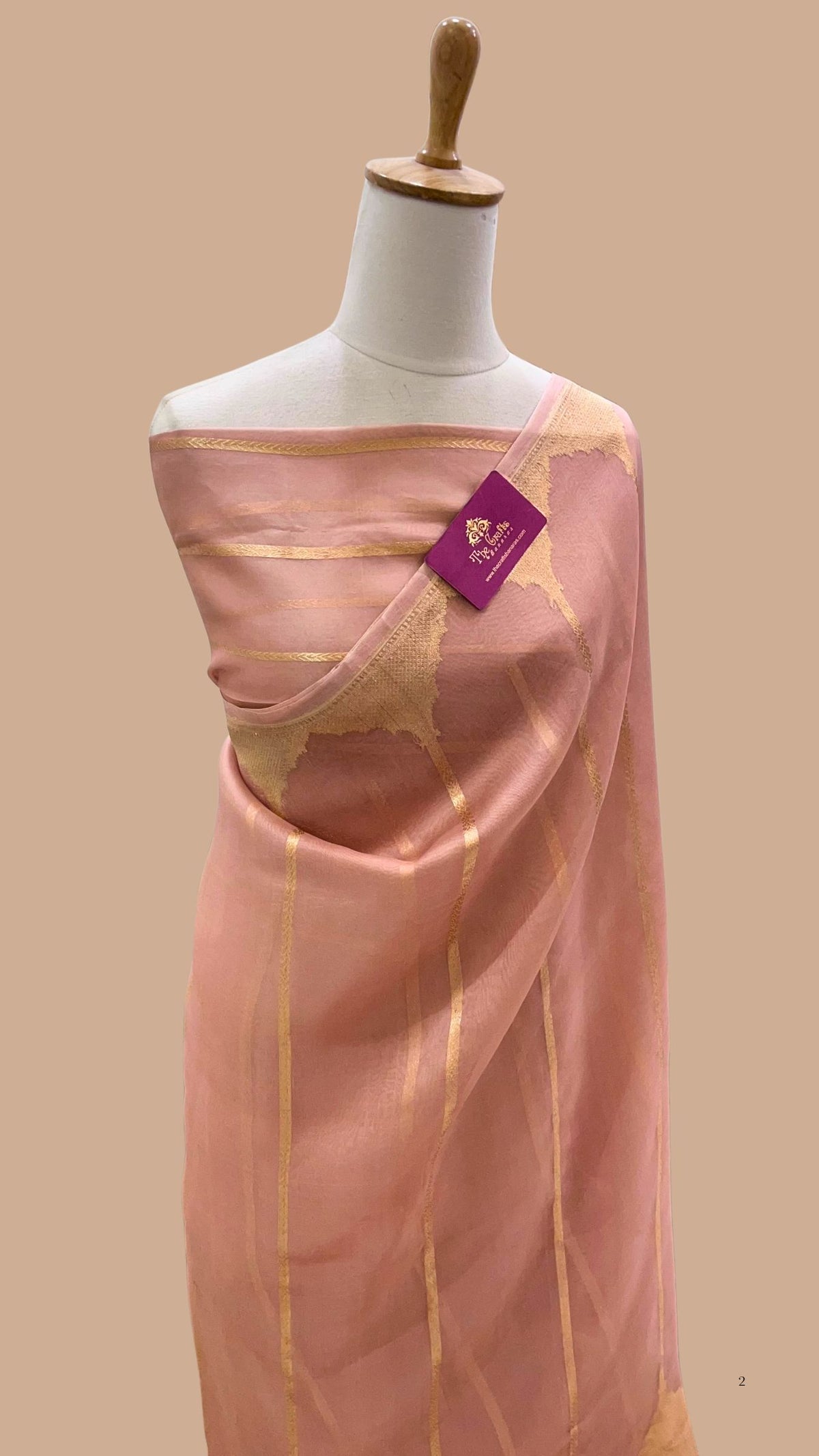 Pure Kora Silk Handloom Banarasi Saree