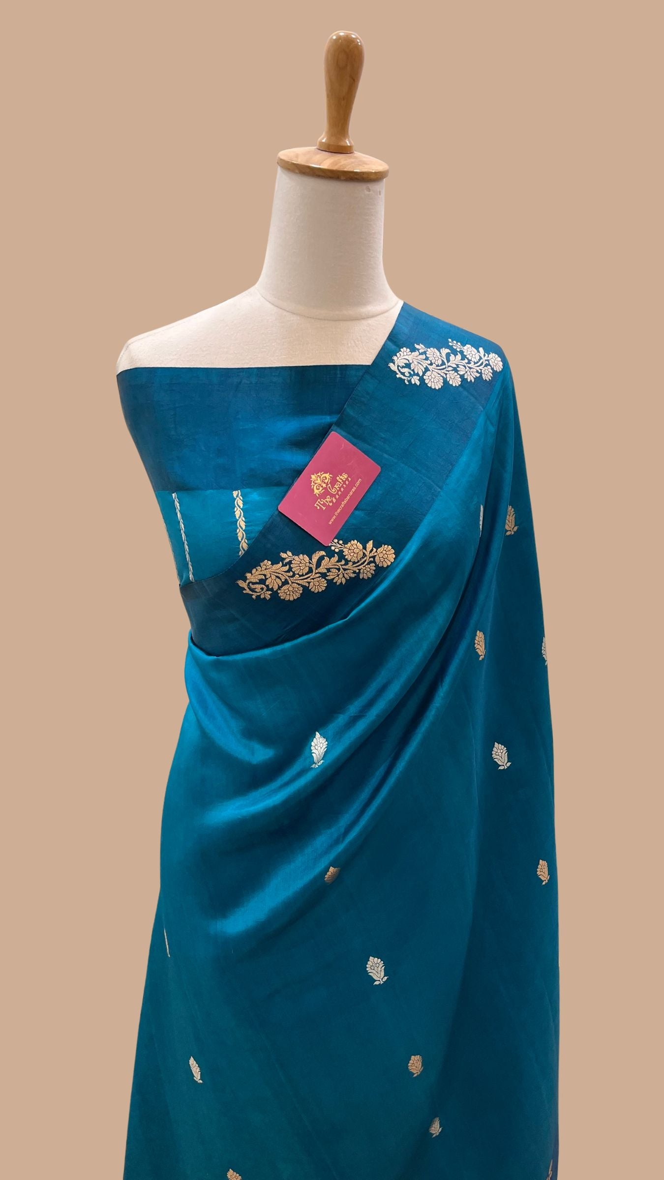Pure Mango Silk Handloom Banarasi Saree