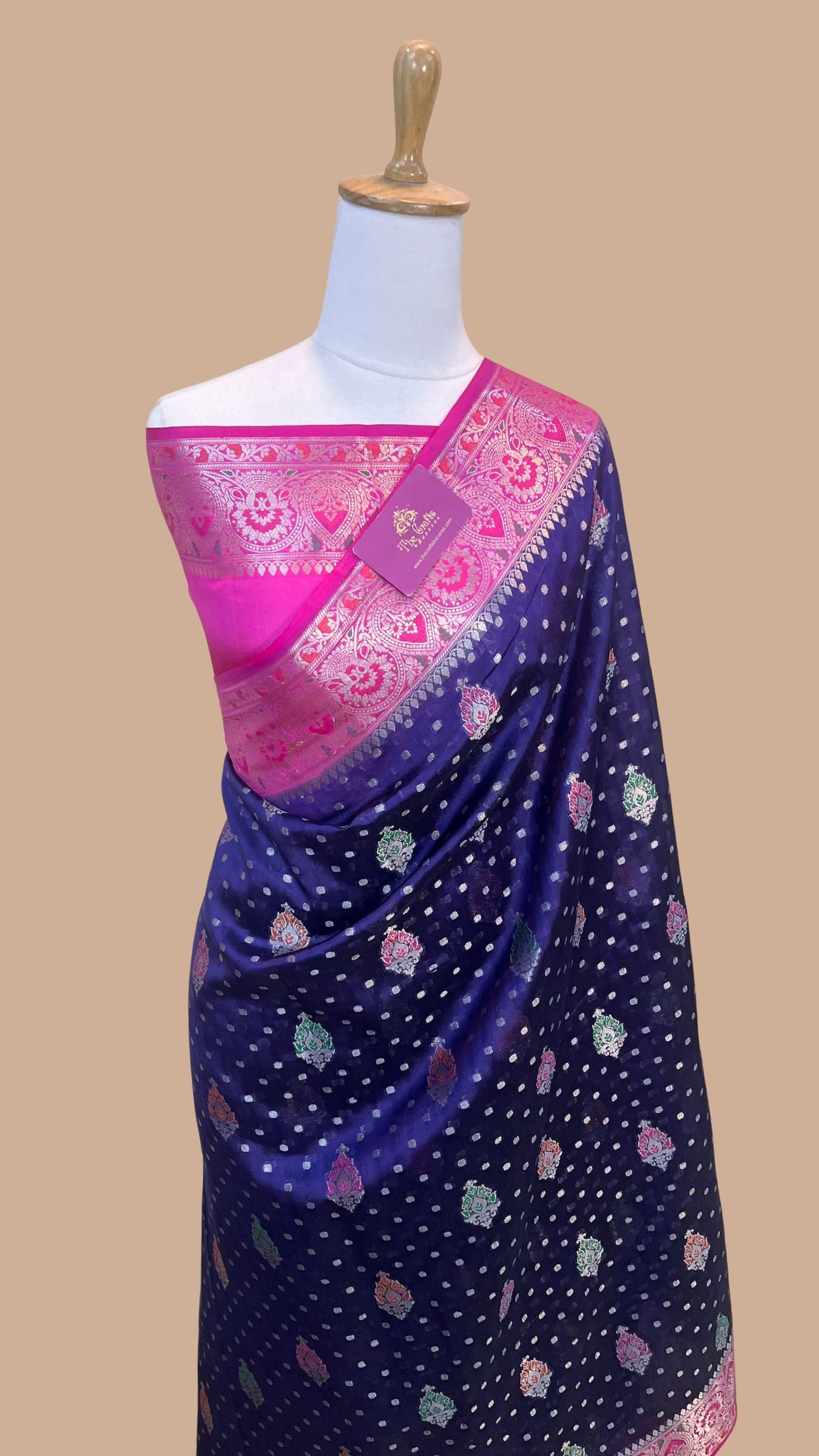 Pure Dupion Silk Banarasi Saree