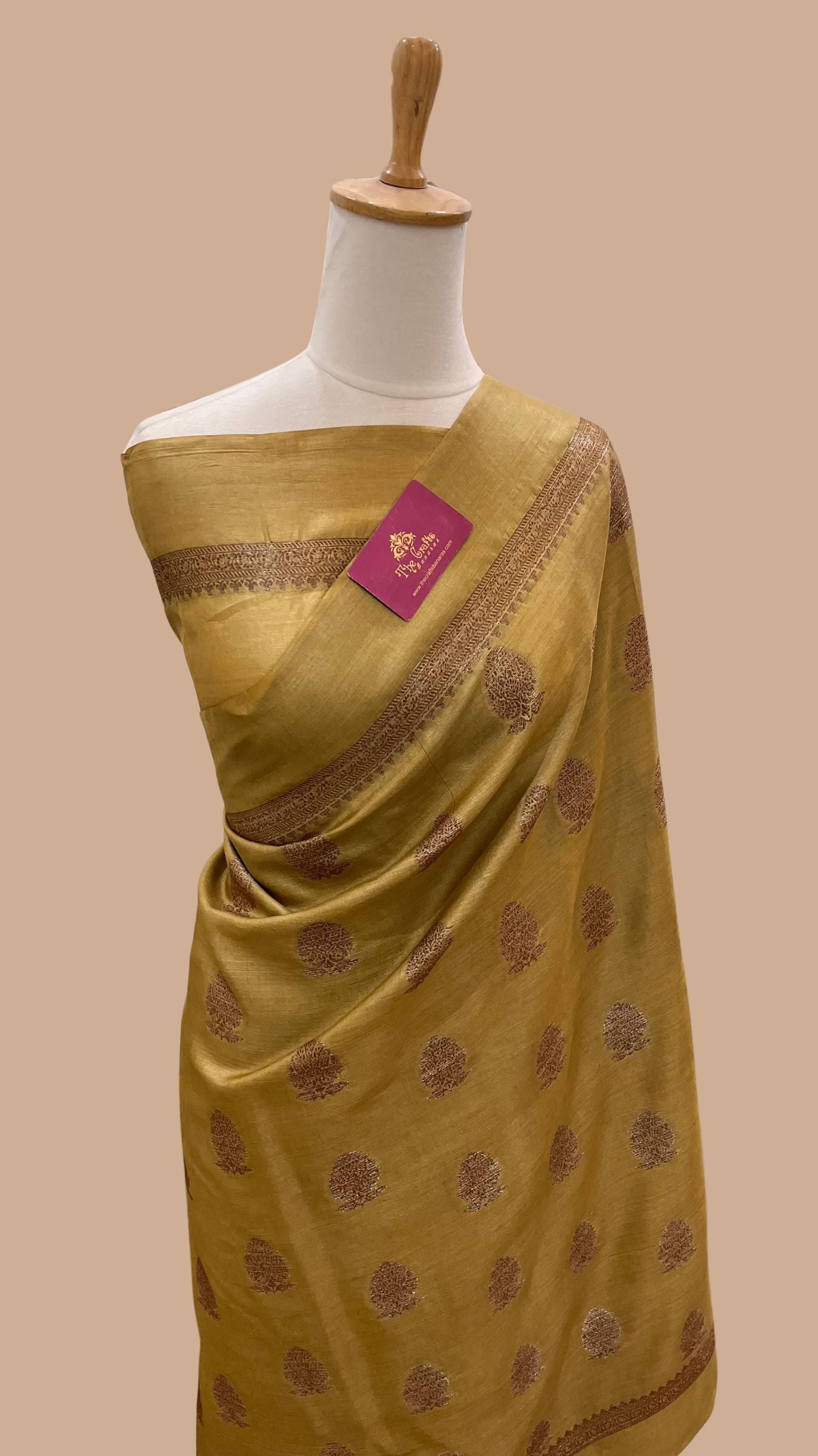 Pure Tussar Silk Banarasi Saree