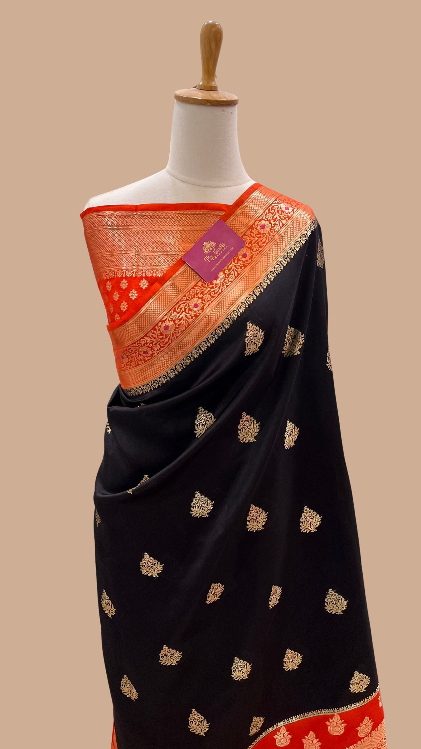 Pure Dupion Silk Banarasi Saree