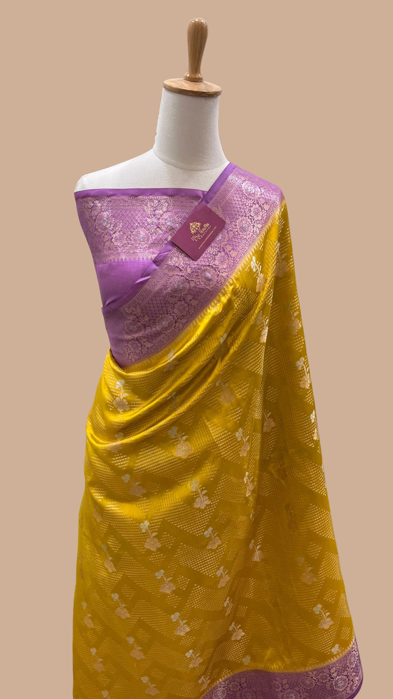 Pure Mango Silk Banarasi Saree