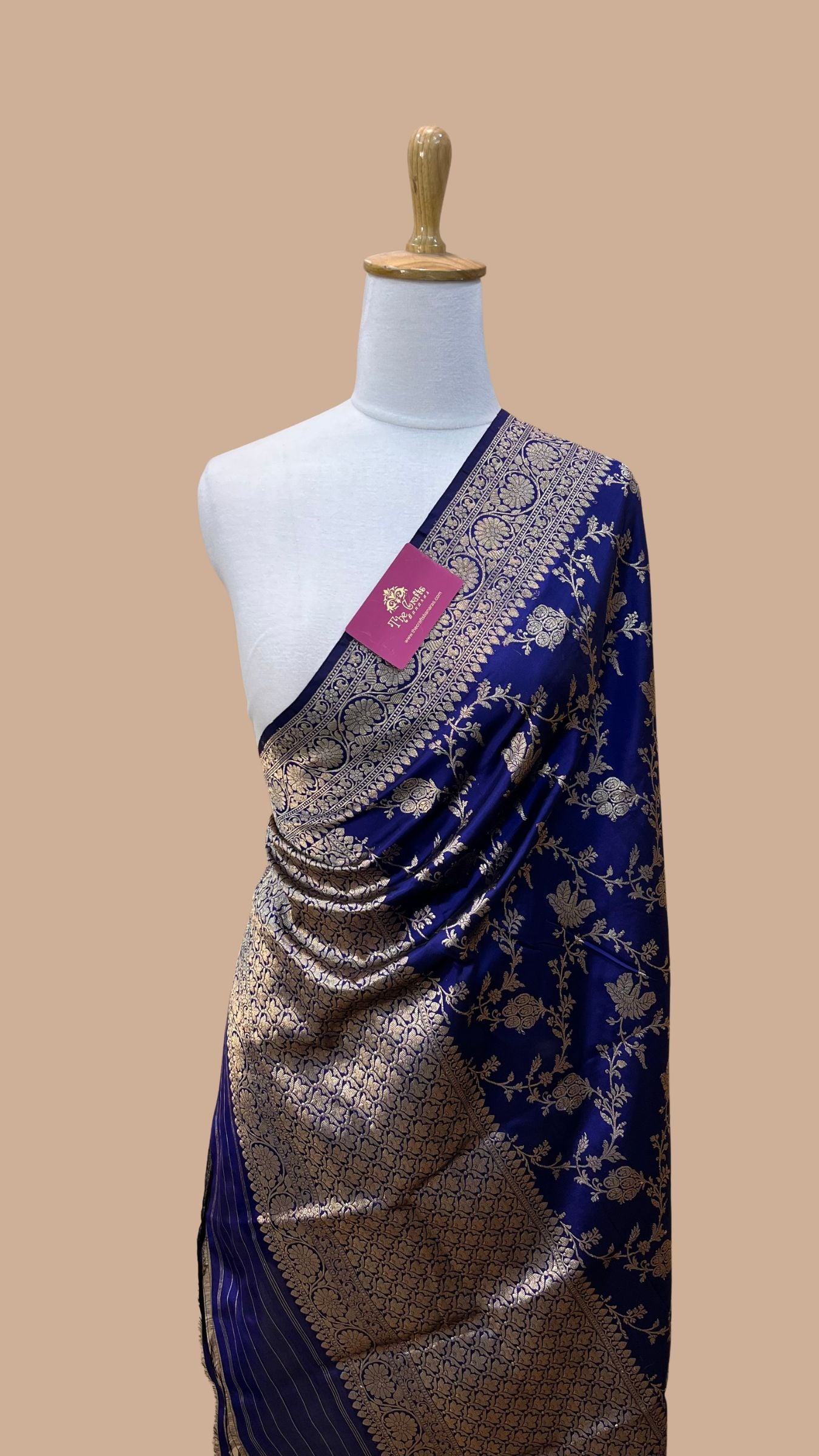 Pure Katan Silk Banarasi Handloom Dupatta