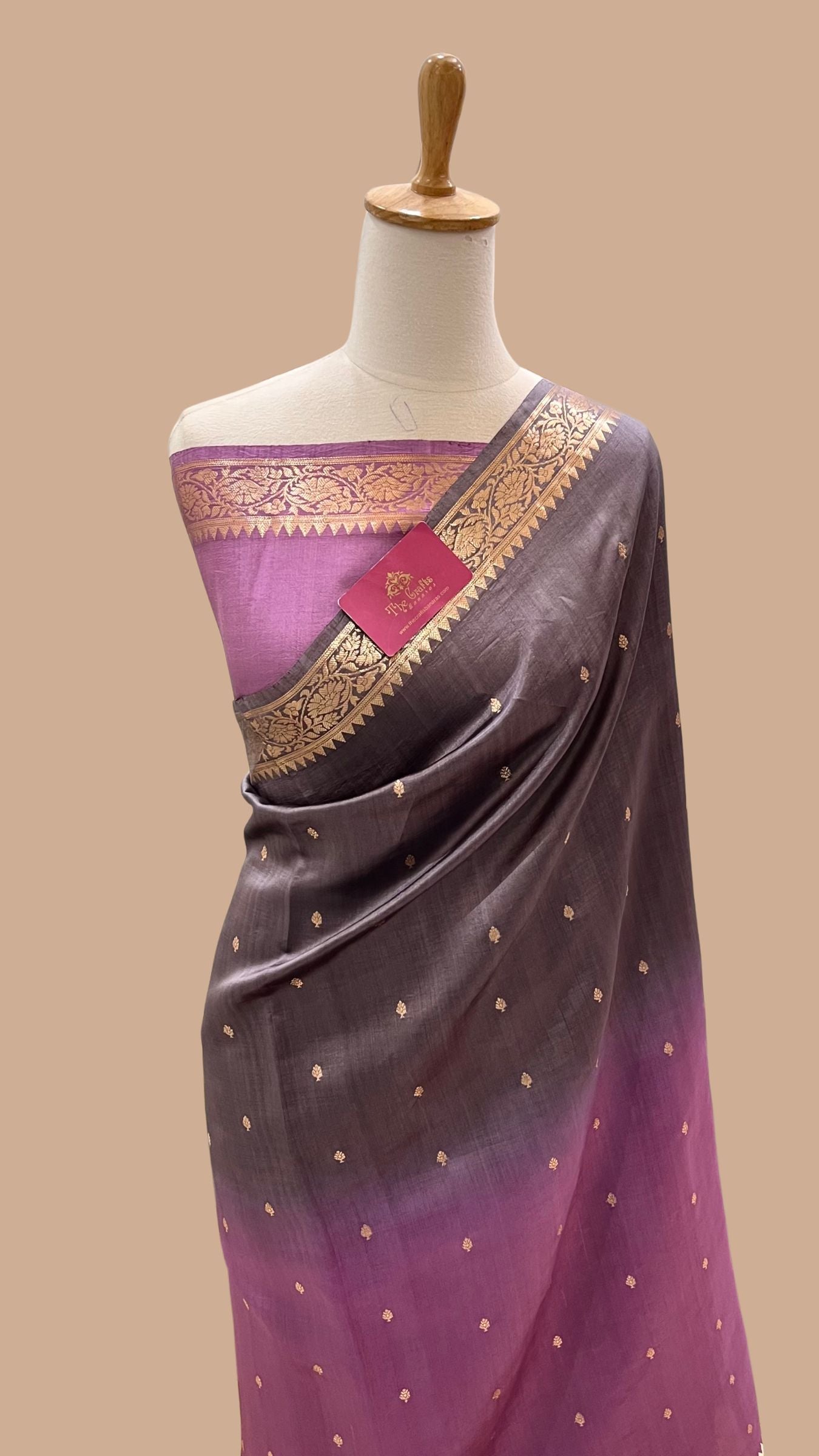 Pure Mango Silk Handloom Banarasi Saree