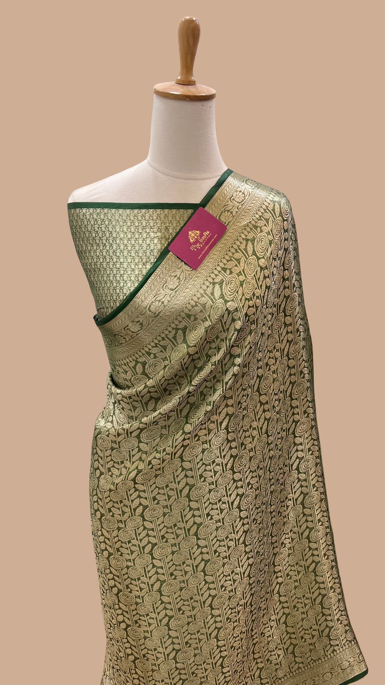 Pure Tissue Brocade Banarasi Saree