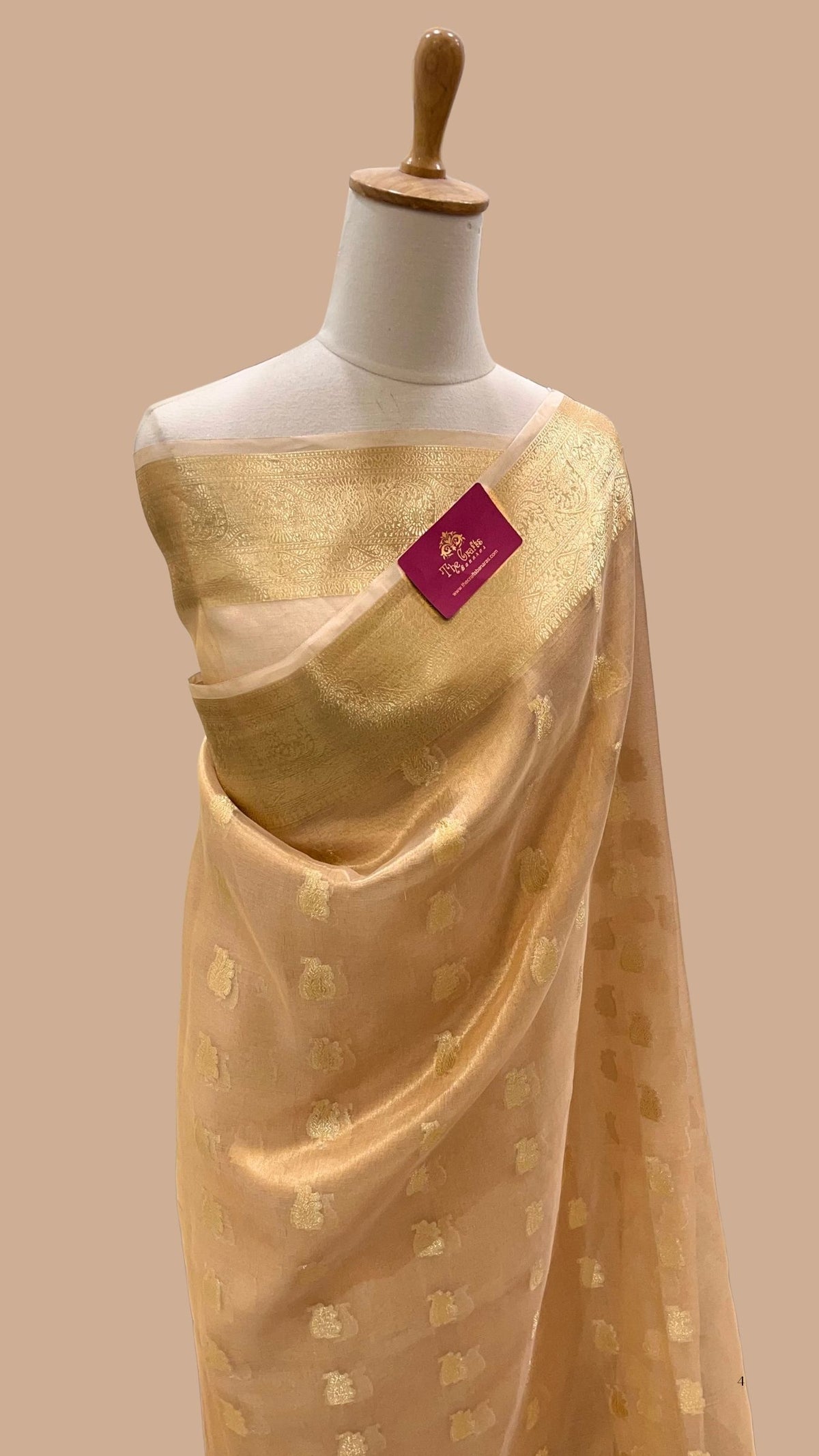 Pure Kora Tissue Silk Banarasi Saree