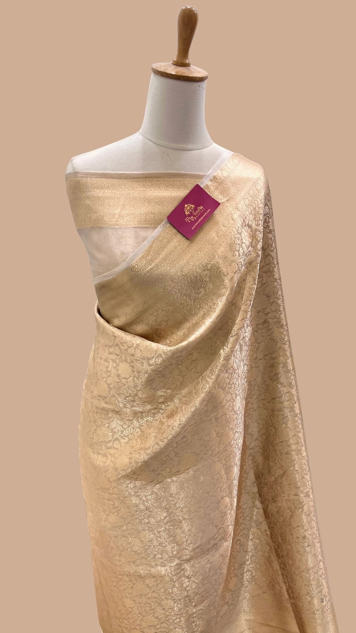 Pure Tissue Silk Brocade Banarasi Saree