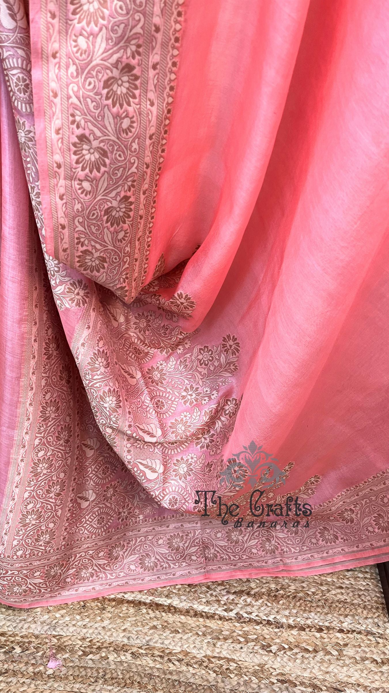 Pure Butter Crepe Banarasi Saree