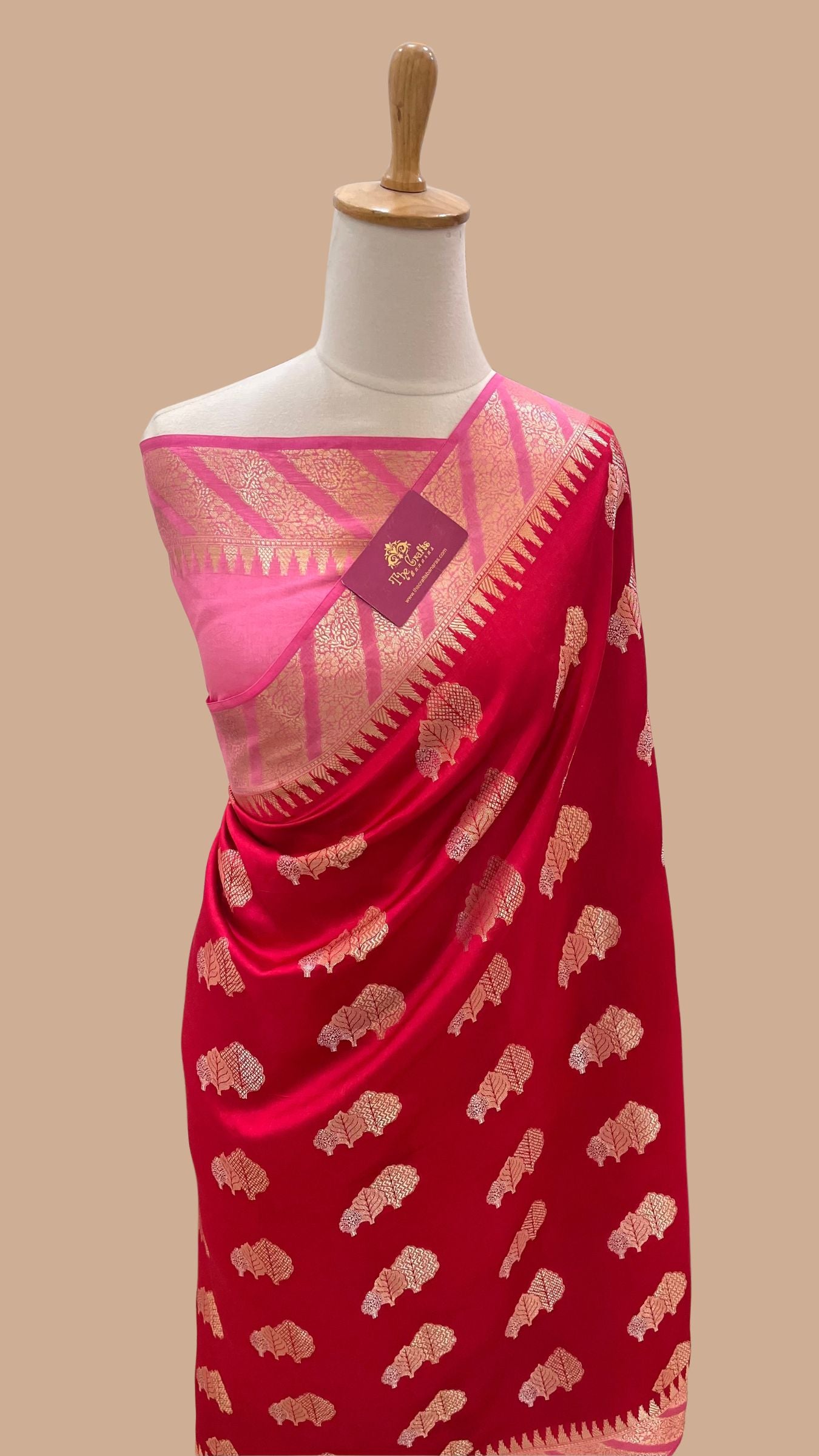 Pure Mango Silk Banarasi Saree