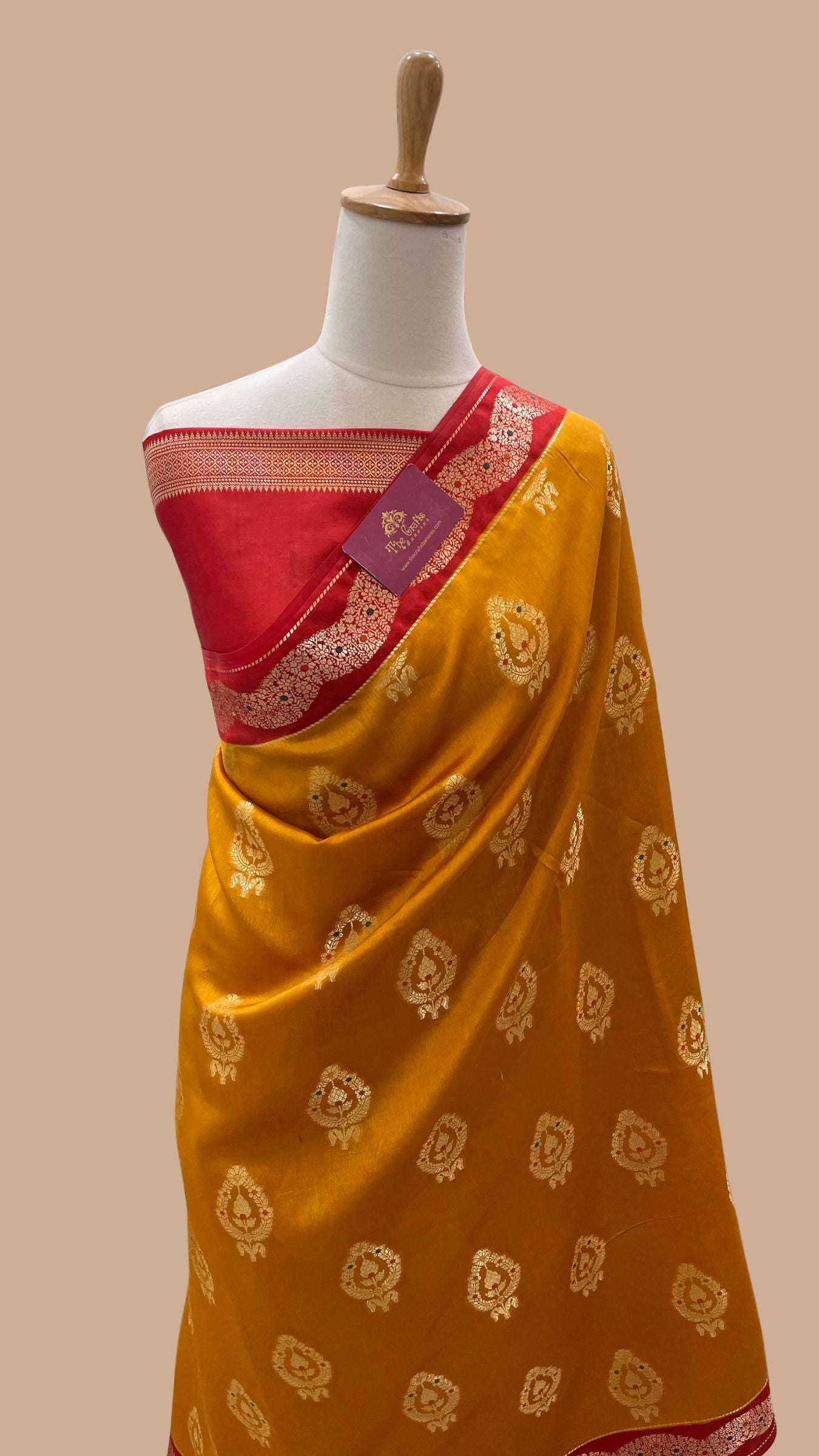 Pure Dupion Silk Banarasi Saree