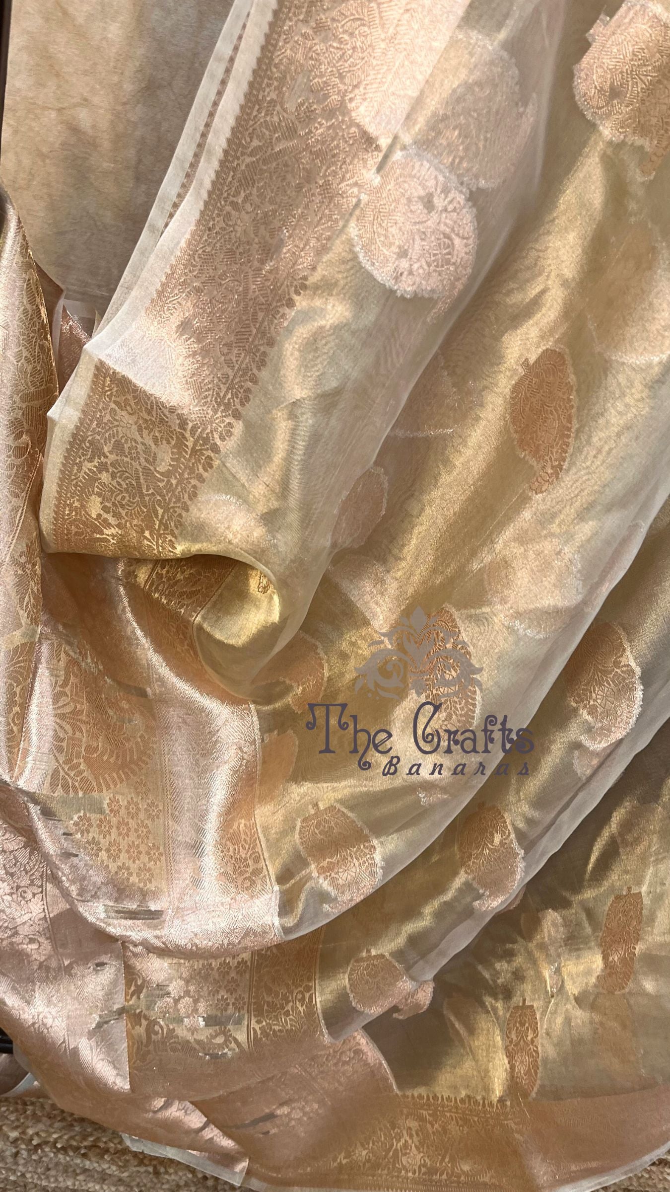 Pure Kora Tissue Silk Banarasi Saree