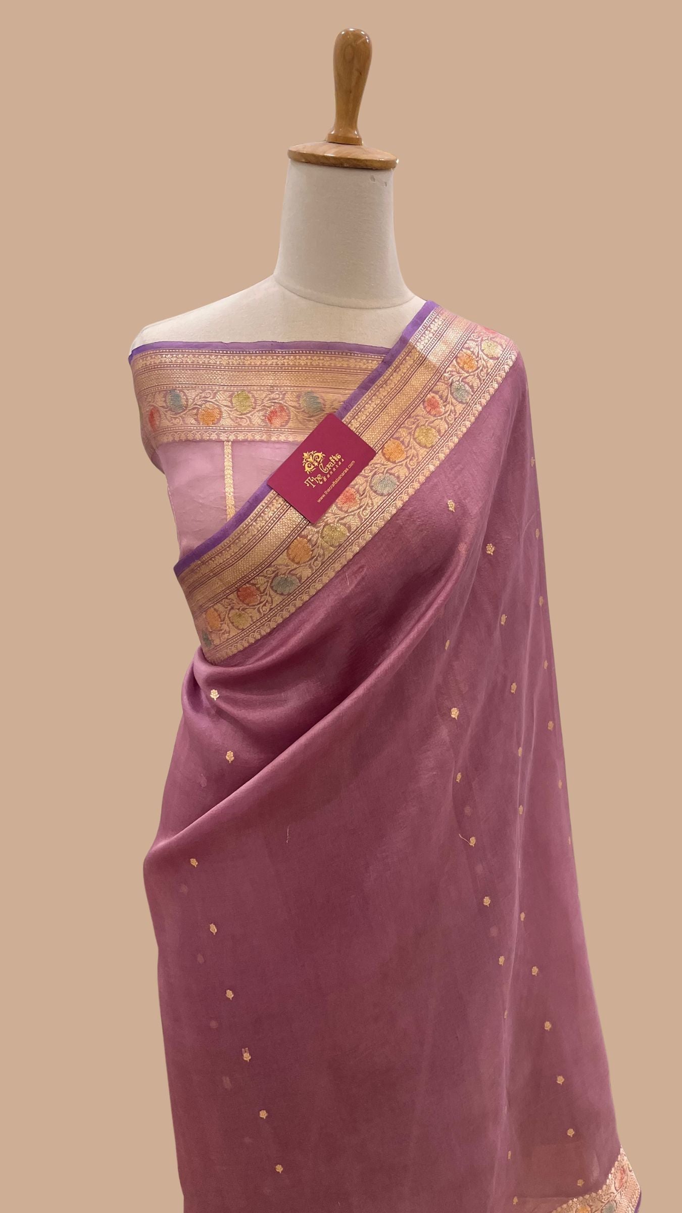 Pure Kora Silk Handloom Banarasi Saree