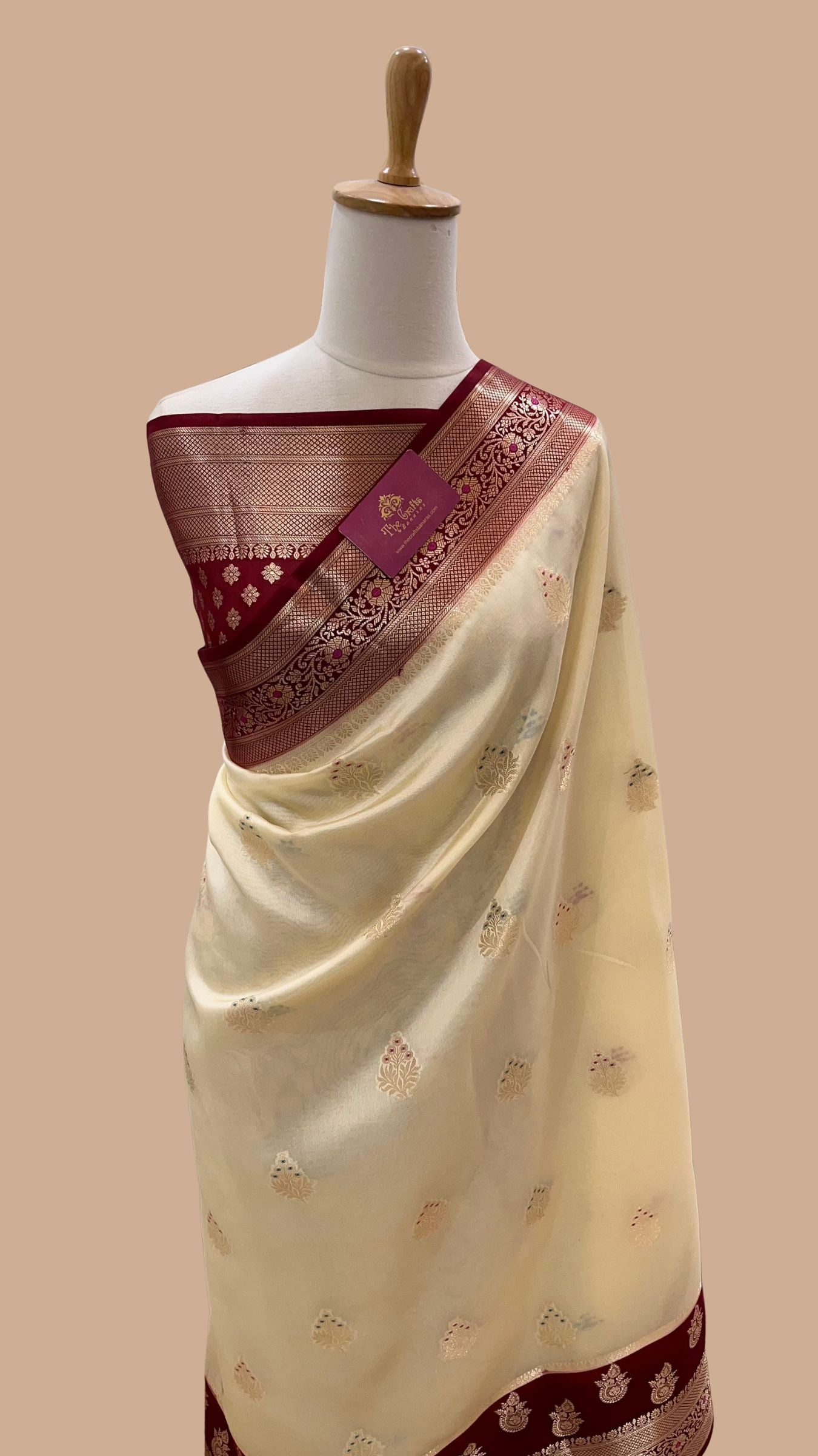 Pure Dupion Silk Banarasi Saree