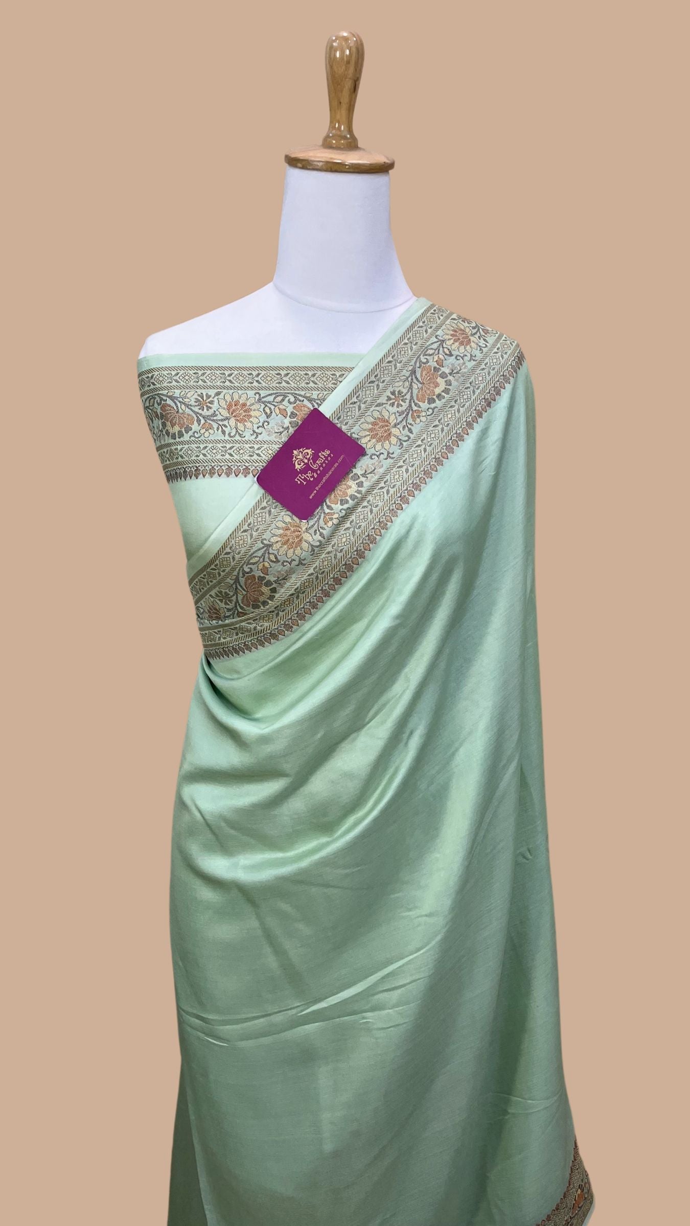 Pure Tussar Silk Banarasi Saree