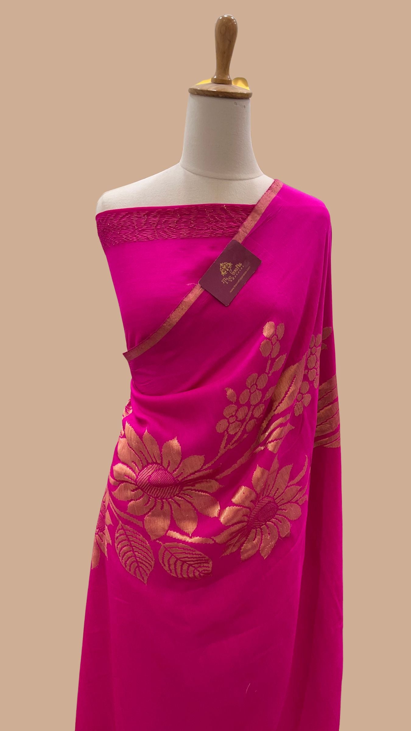 Pure Munga Silk Handloom Banarasi Saree