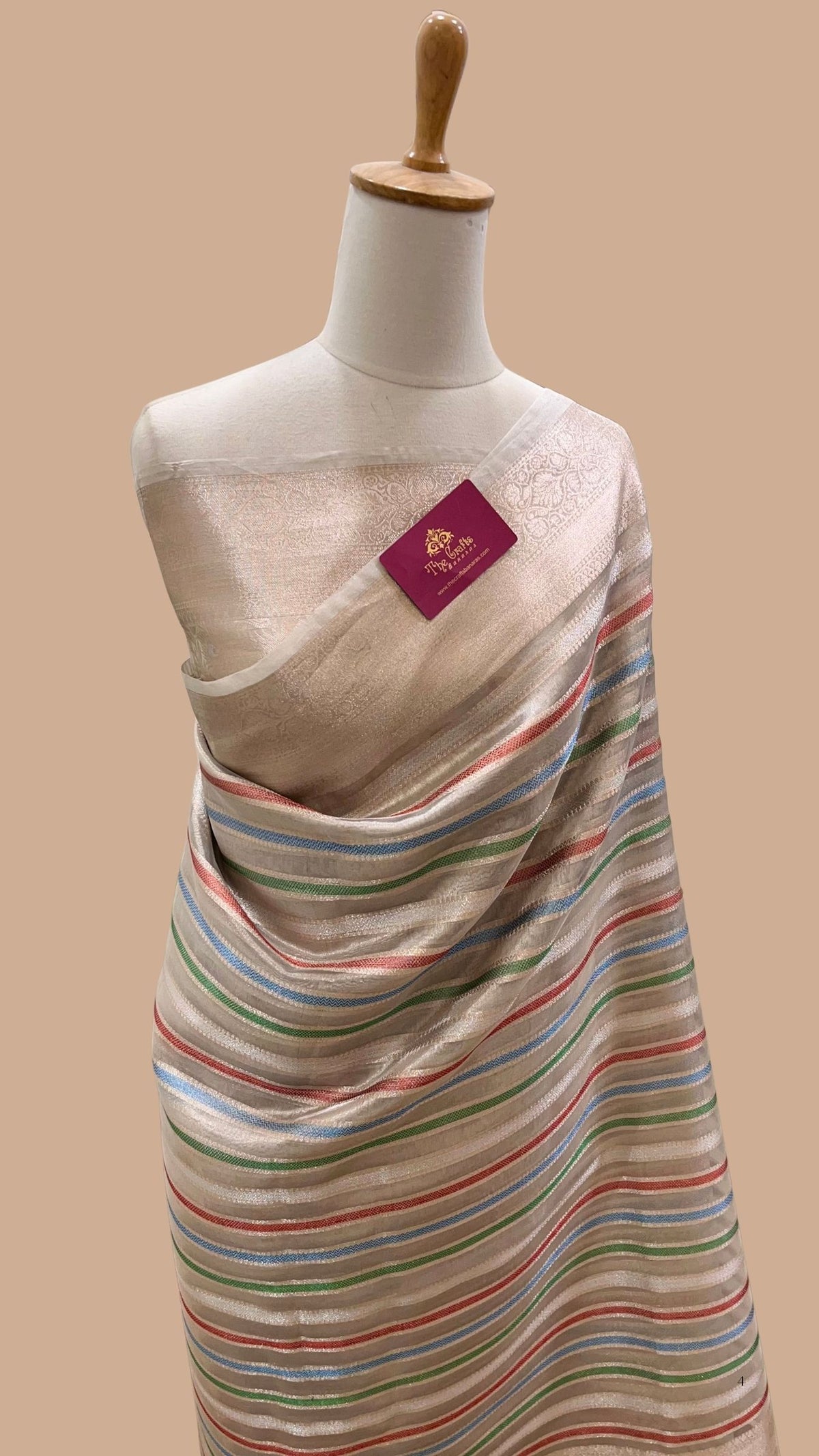 Pure Kora Tissue Silk Banarasi Saree