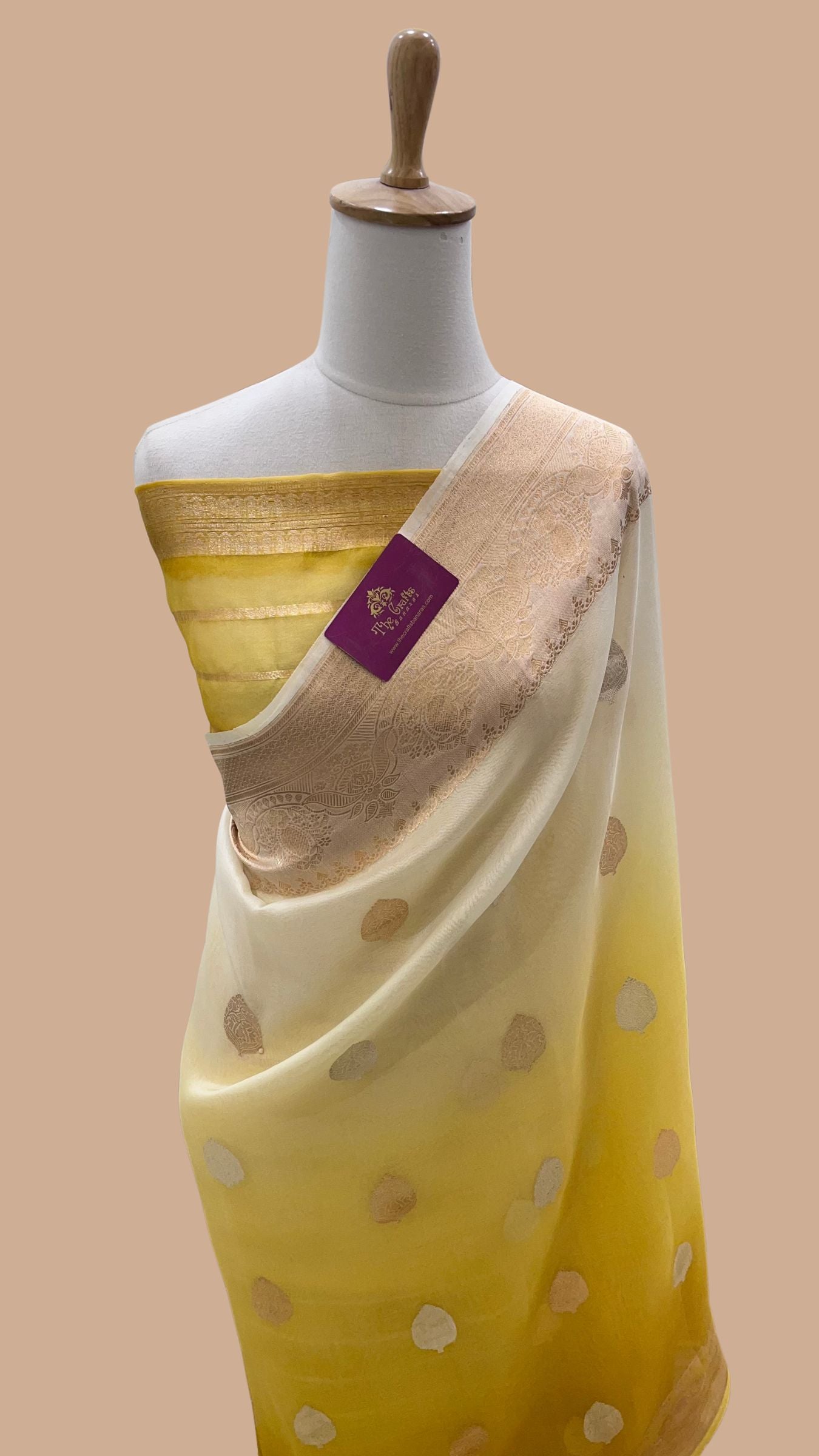 Pure Kora Silk Handloom Banarasi Saree