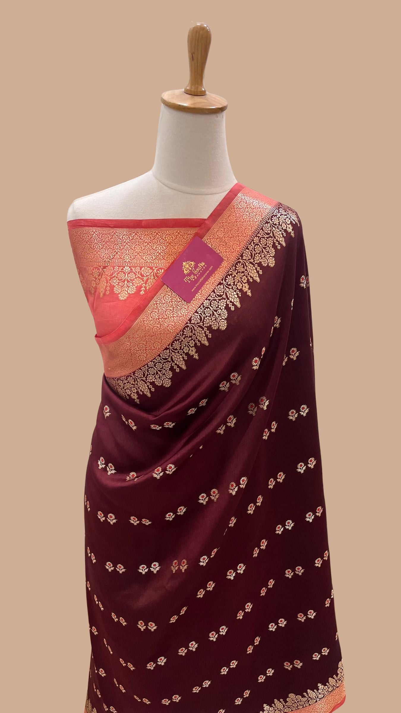 Pure Mango Silk Banarasi Saree