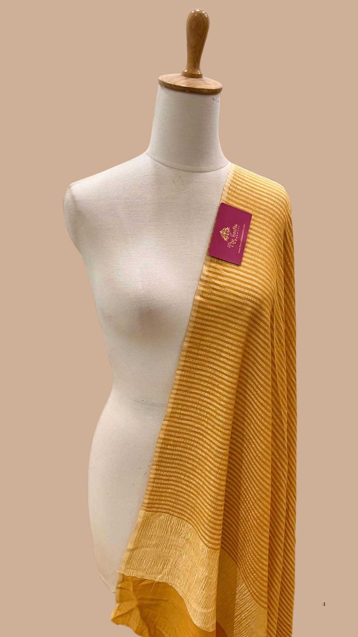 Pure Moonga Silk Banarasi Handloom Dupatta