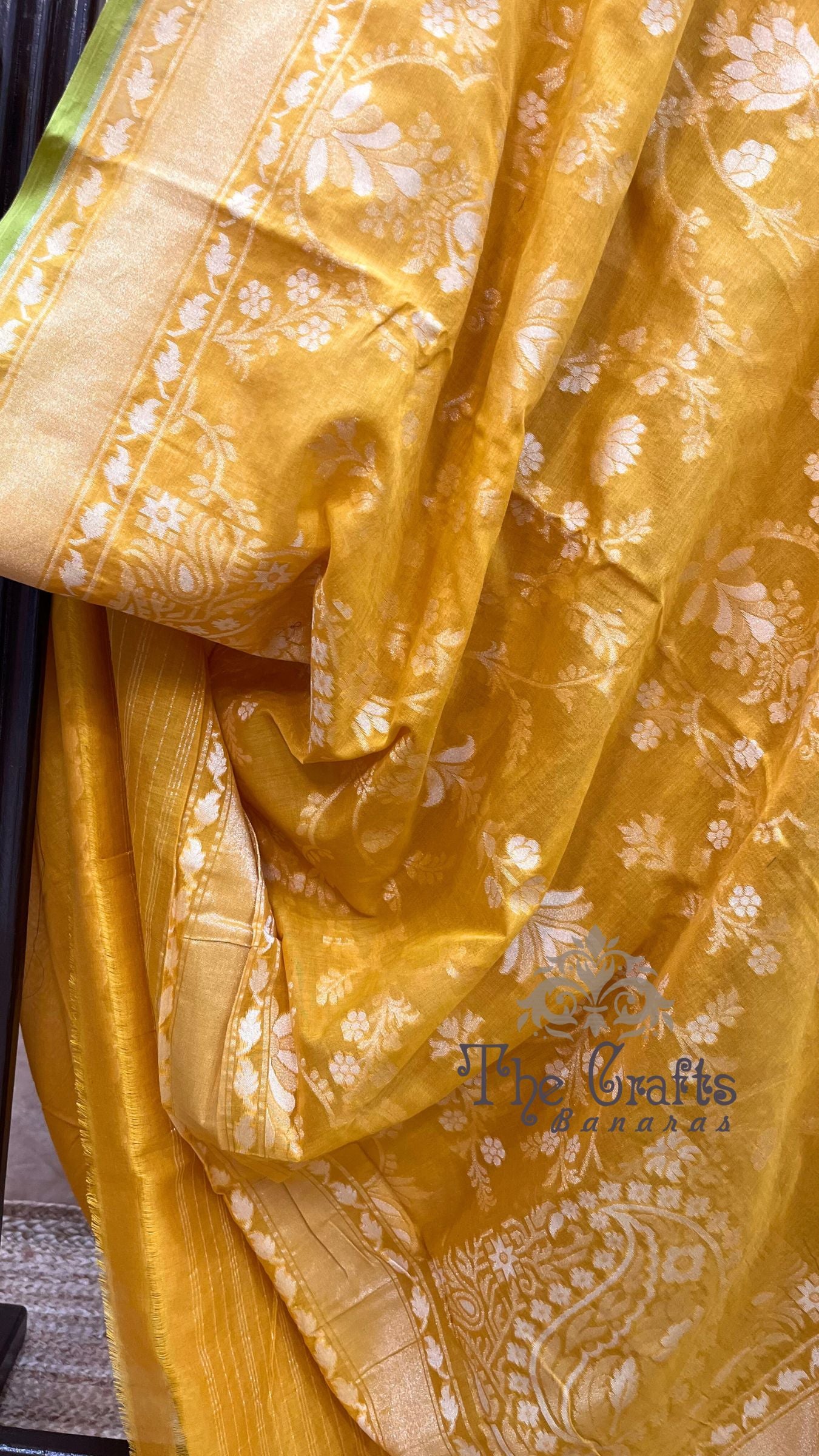 Pure Ektara Cotton Jamdani Banarasi Saree - Alfi