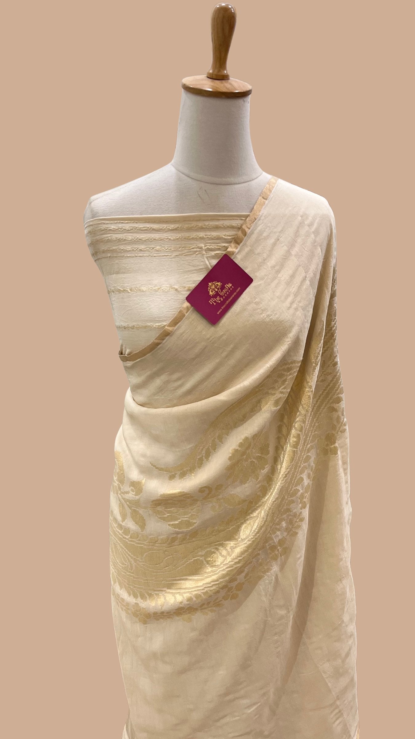 Pure Munga Silk Handloom Banarasi Saree
