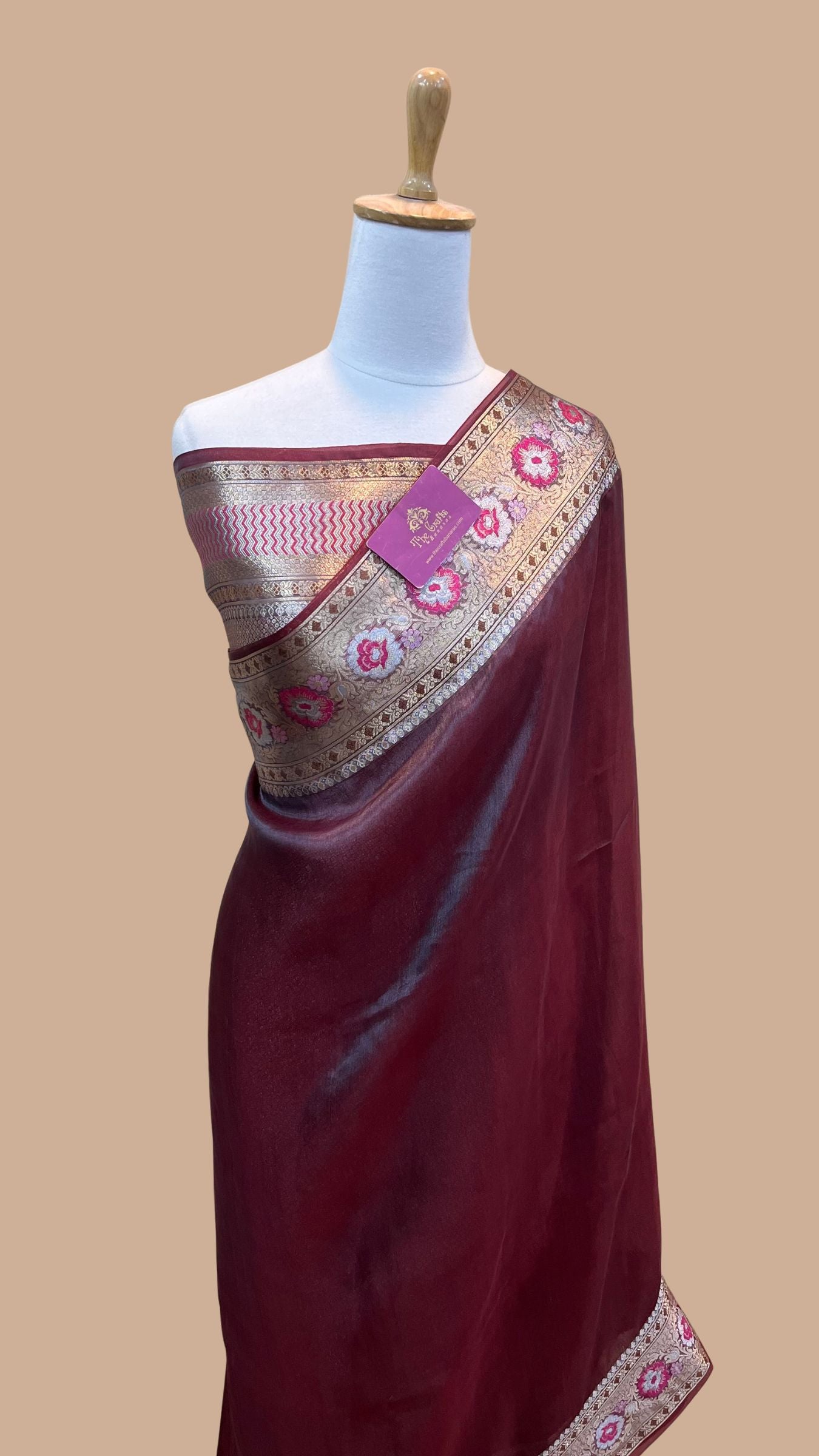Pure Kora Tissue Silk Banarasi Saree