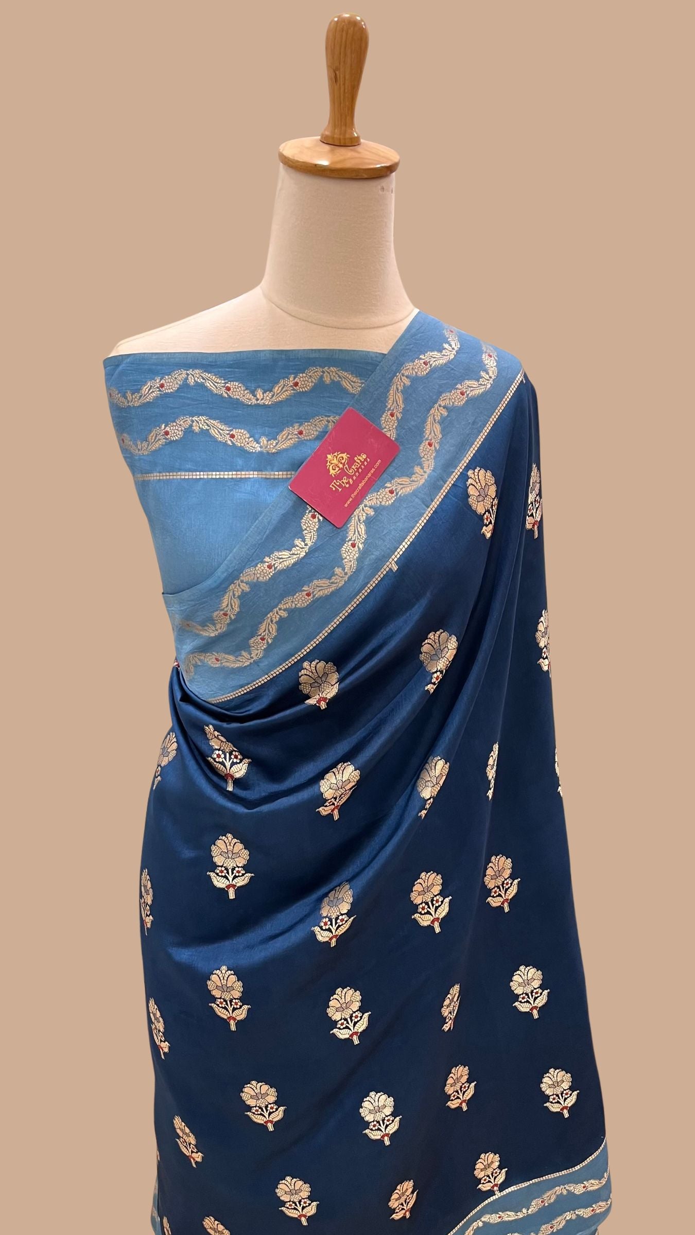 Pure Mango Silk Banarasi Saree
