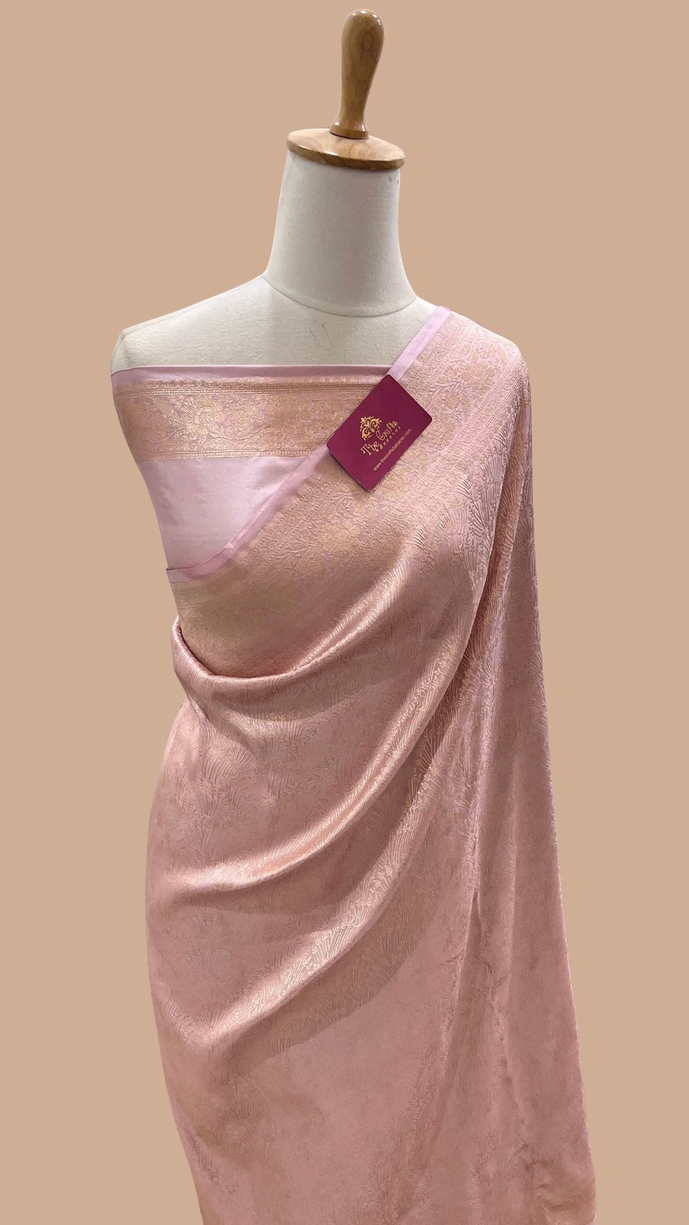 Pure Katan Silk Handloom Banarasi Saree - Tanchui Brocade
