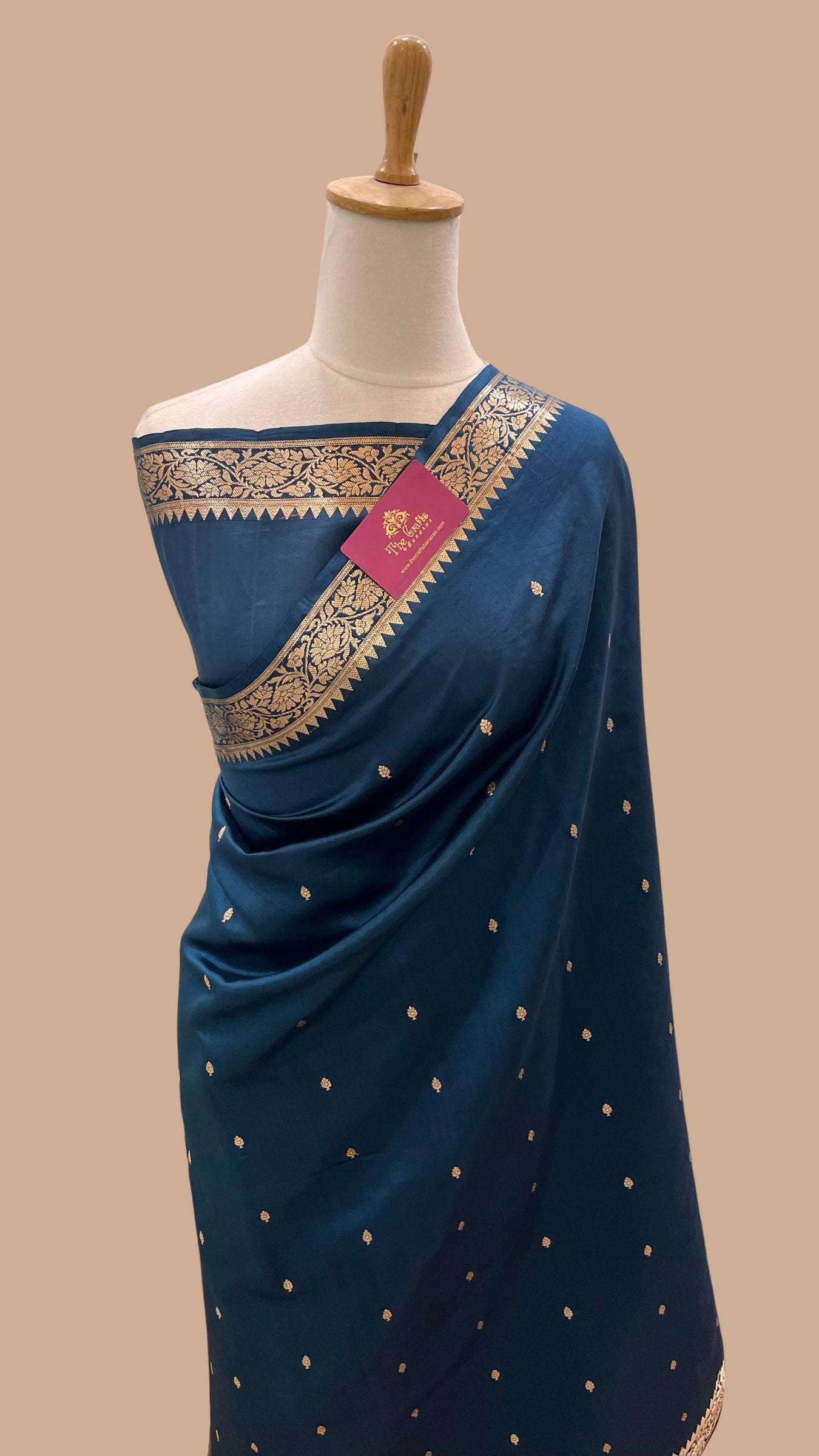 Pure Mango Silk Handloom Banarasi Saree