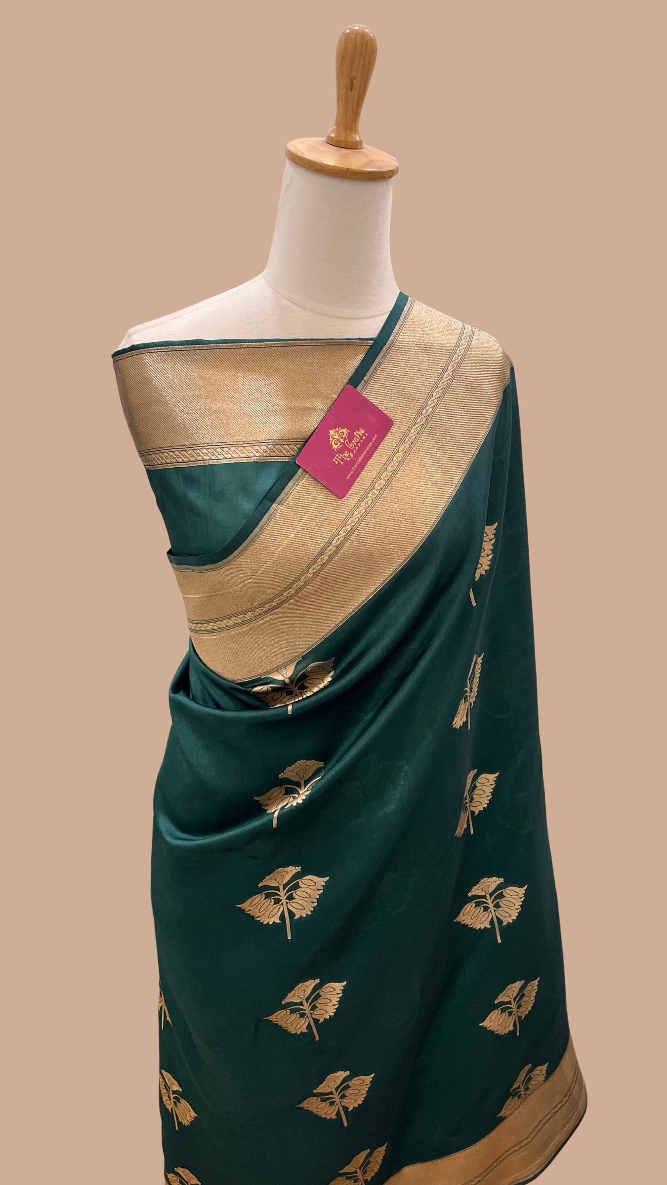 Pure Mango Silk Banarasi Saree