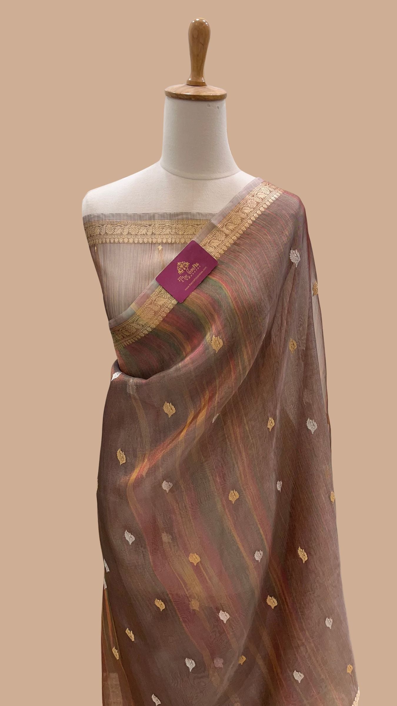 Pure Tissue Silk Handloom Banarasi Saree