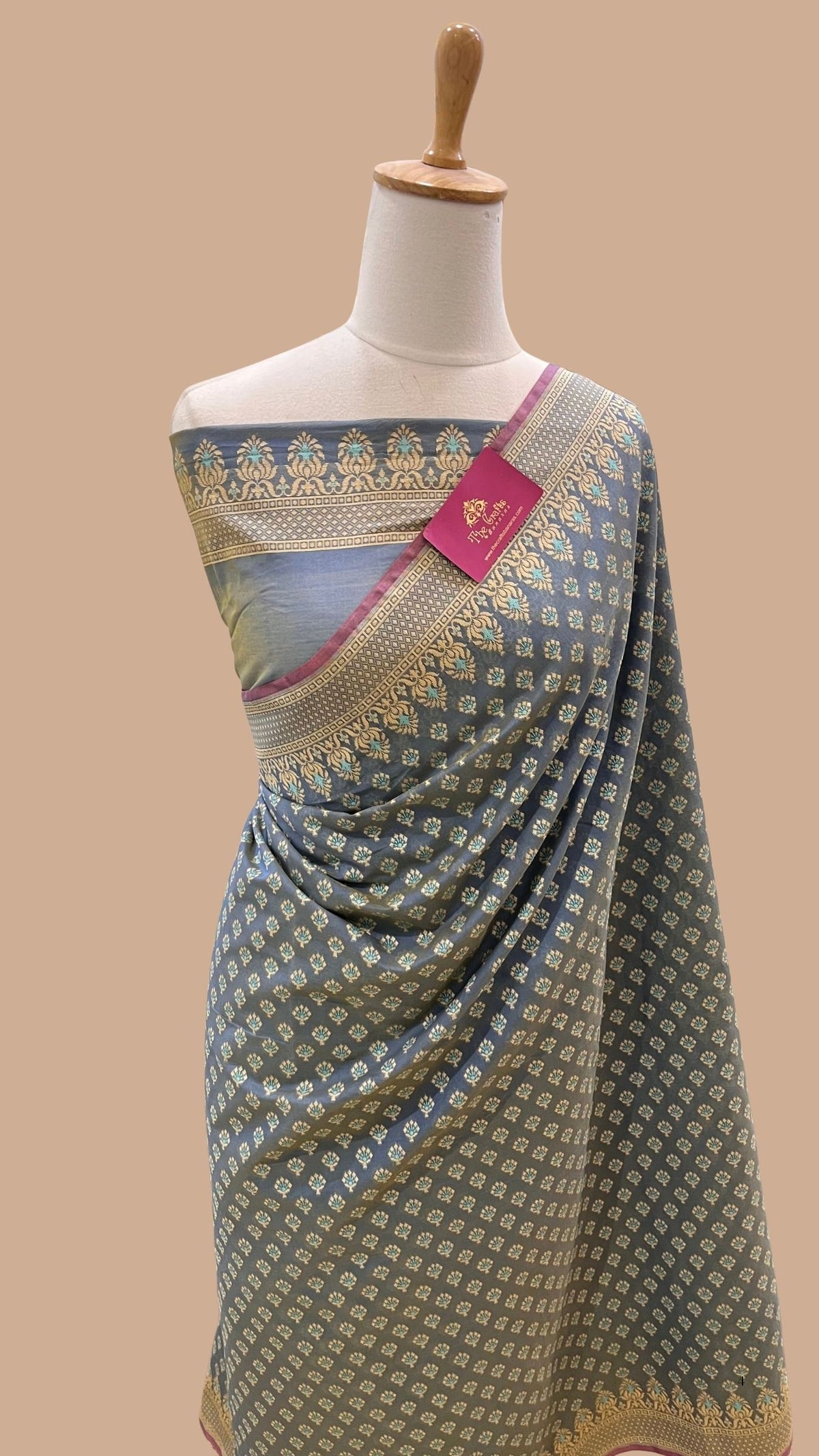 Pure Cotton Patola Reshmi Zari Banarasi Saree