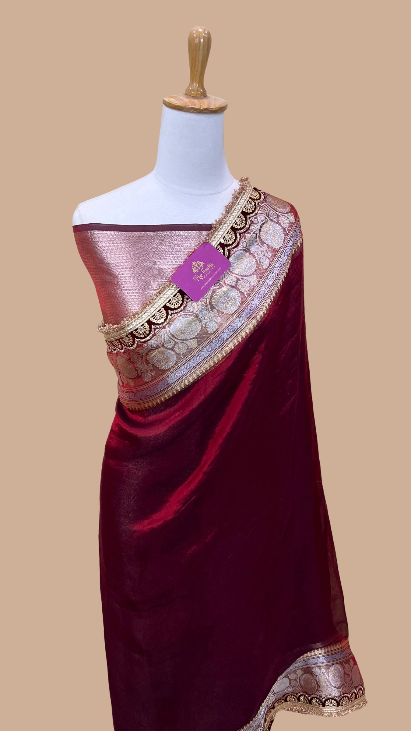 Pure Kora Tissue Silk Banarasi Saree