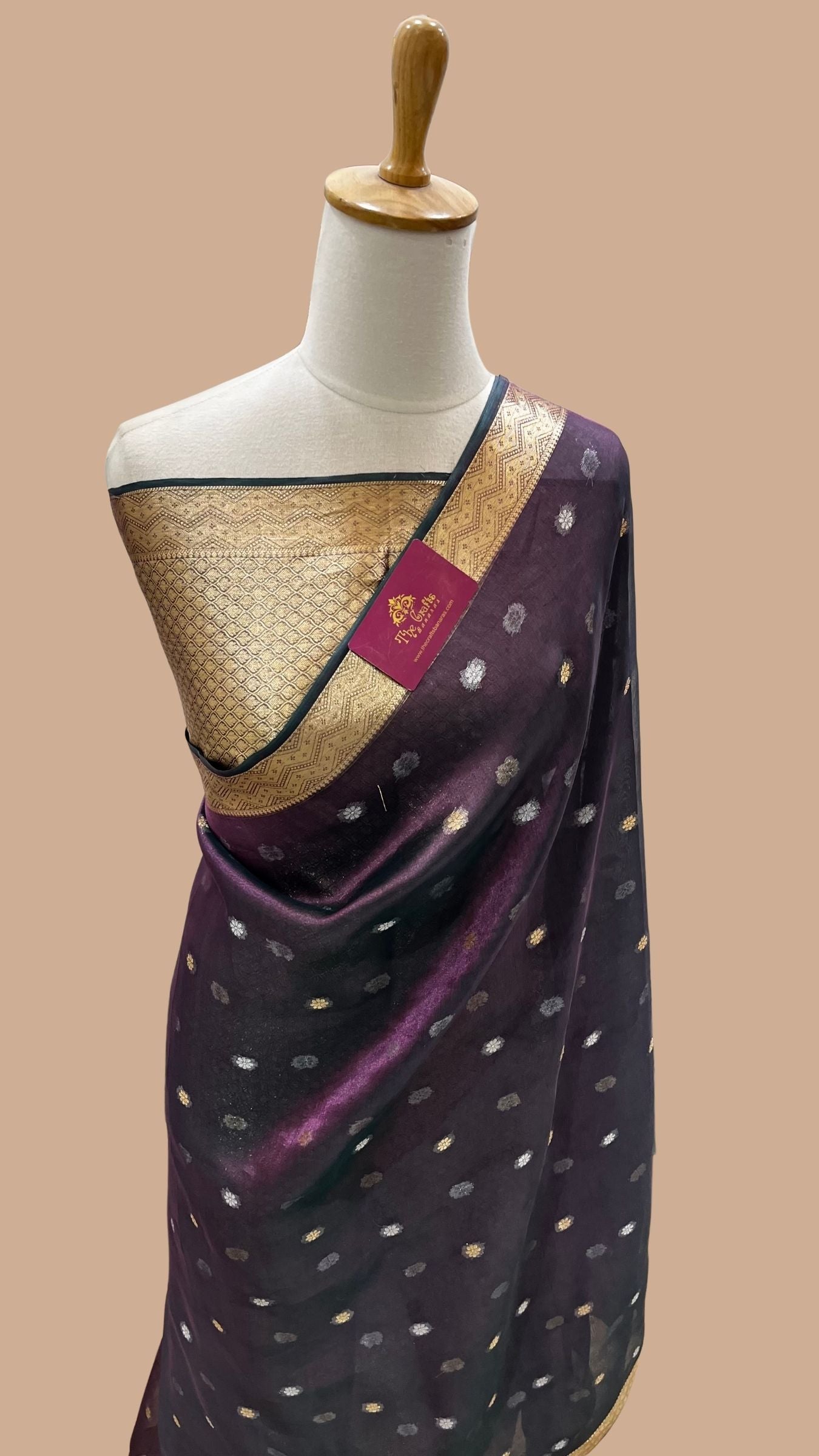 Pure Tissue Silk Handloom Banarasi Saree
