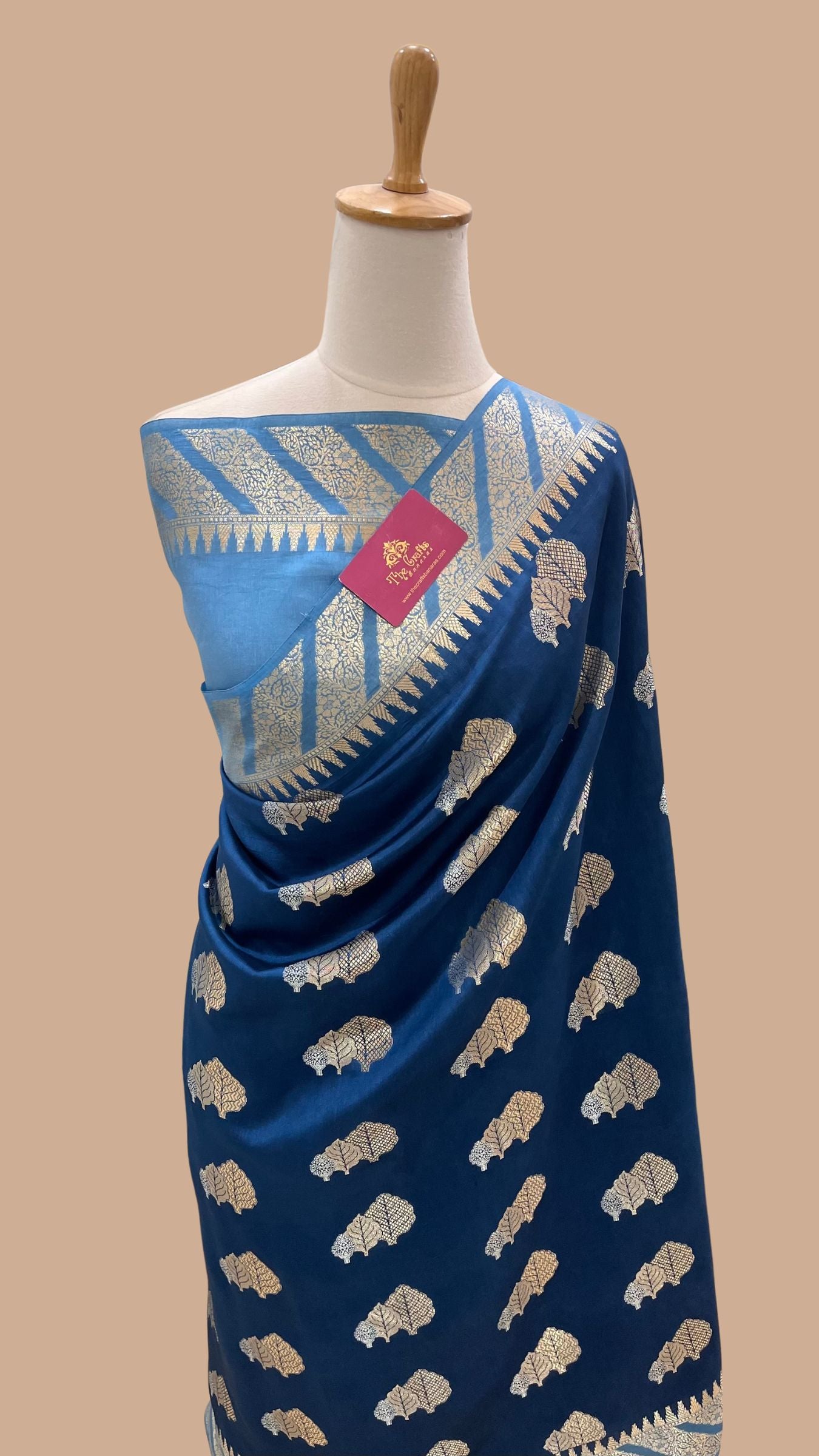 Pure Mango Silk Banarasi Saree