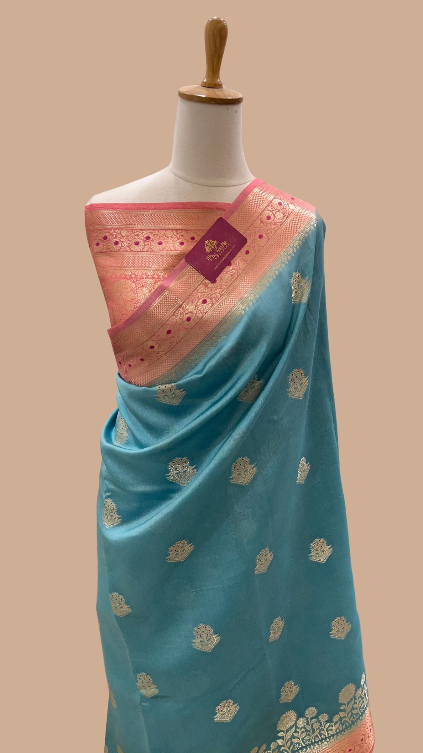 Pure Dupion Silk Banarasi Saree