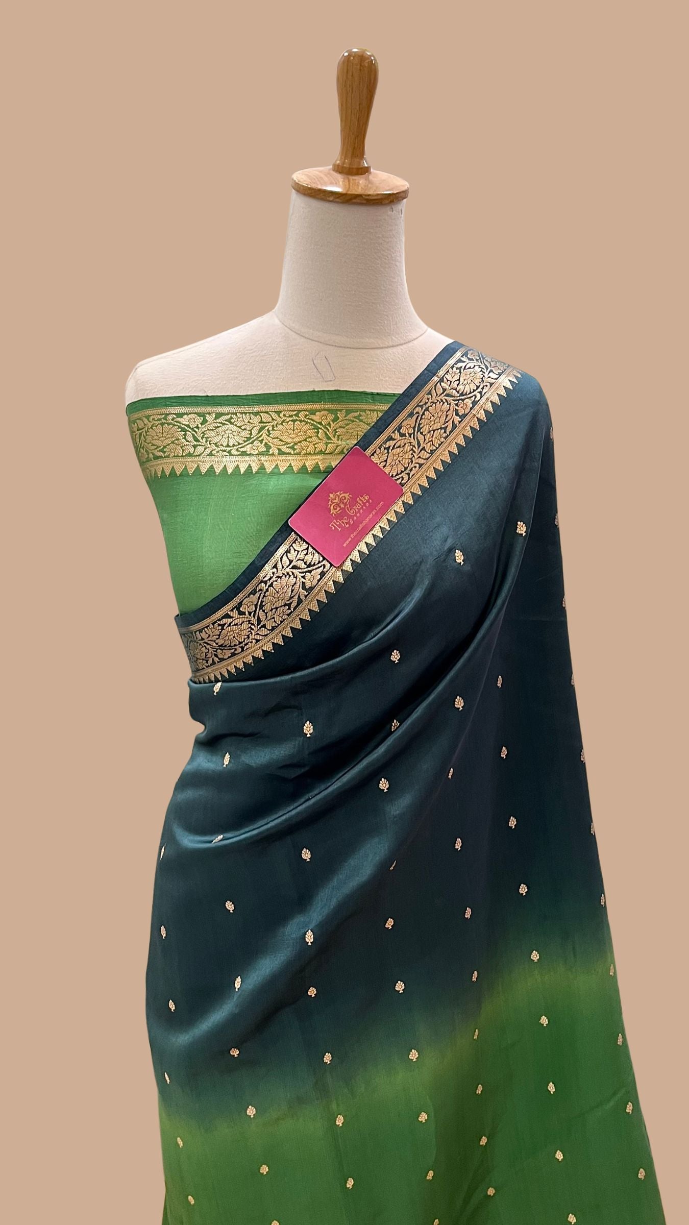 Pure Mango Silk Handloom Banarasi Saree