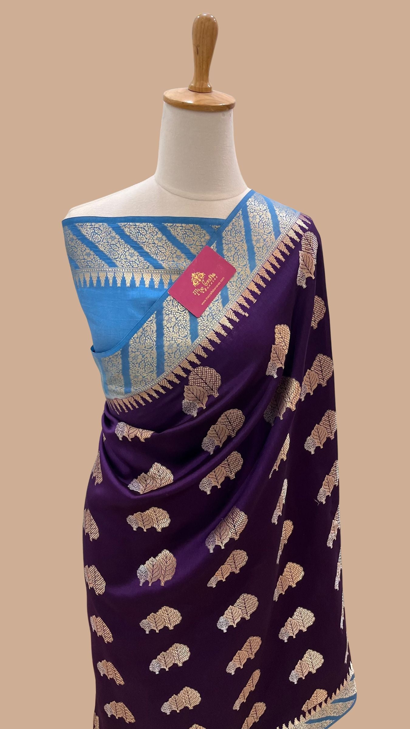 Pure Mango Silk Banarasi Saree