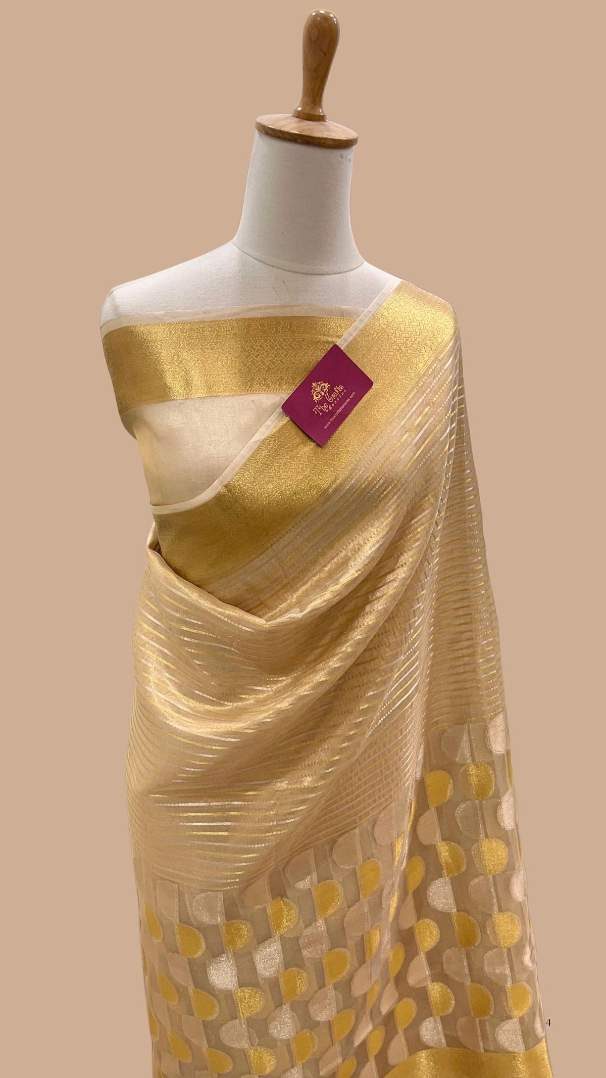 Pure Kora Tissue Silk Banarasi Saree