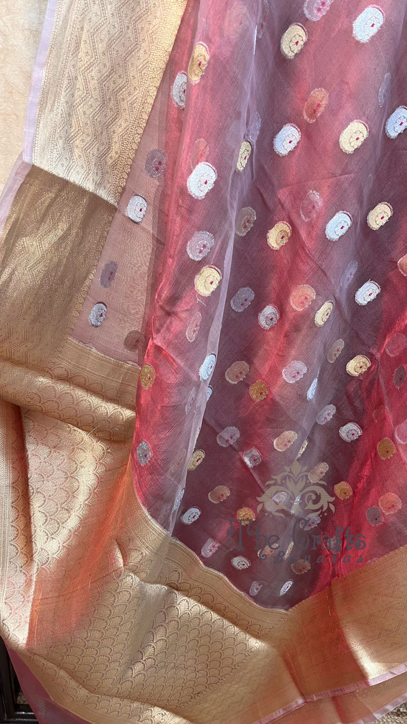 Pure Kora Tissue Silk Banarasi Saree