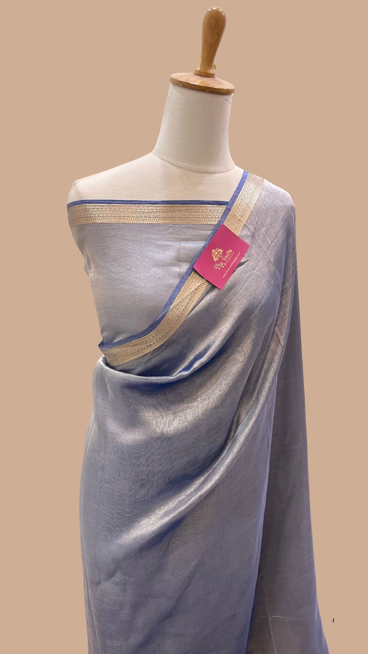 Pure Kora Tissue Silk Banarasi Saree