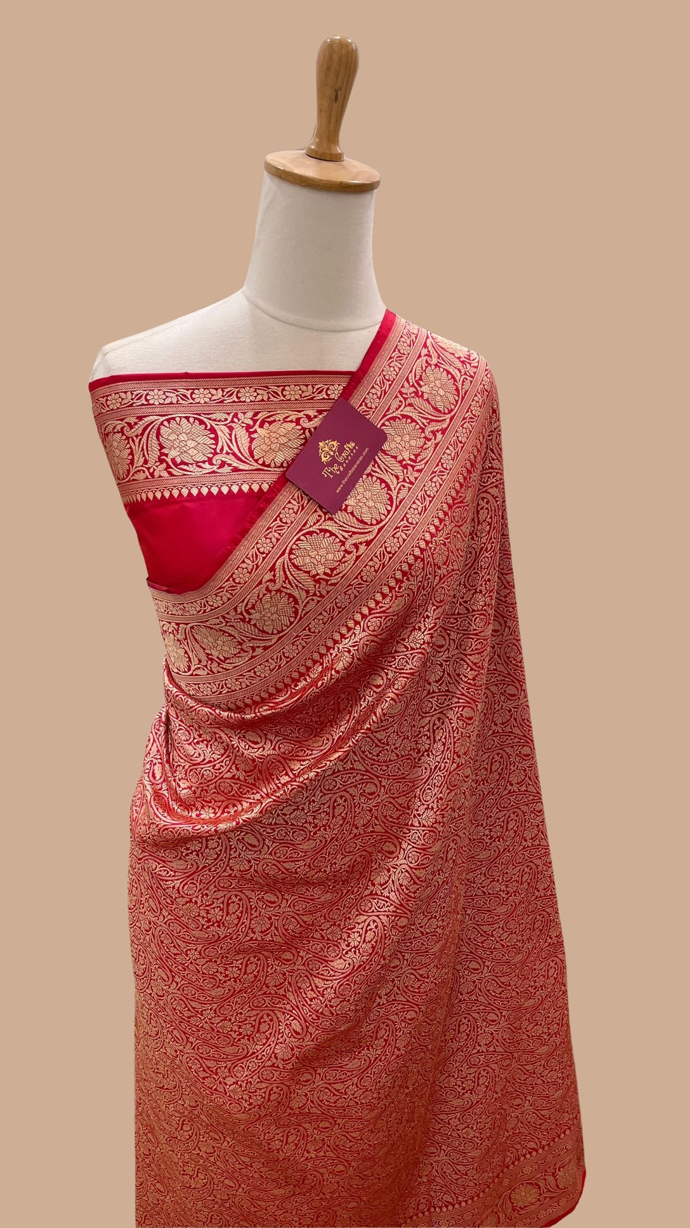 Pure Katan Silk Handloom Banarasi Saree - Tanchui Brocade