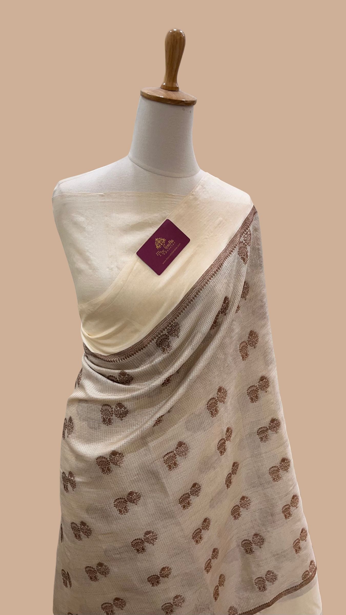 Pure Tussar Silk Banarasi Saree
