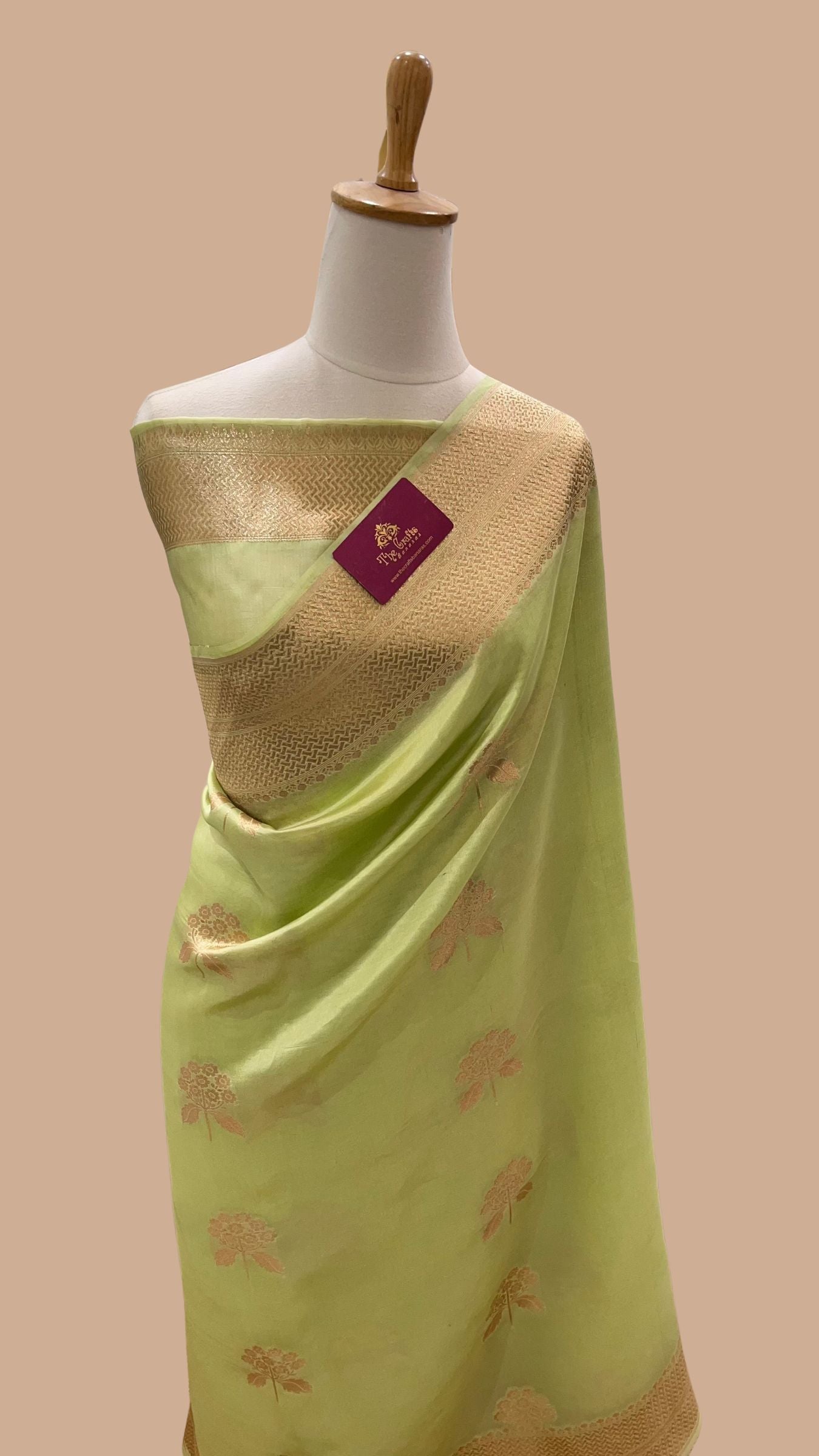 Pure Mango Silk Banarasi Saree