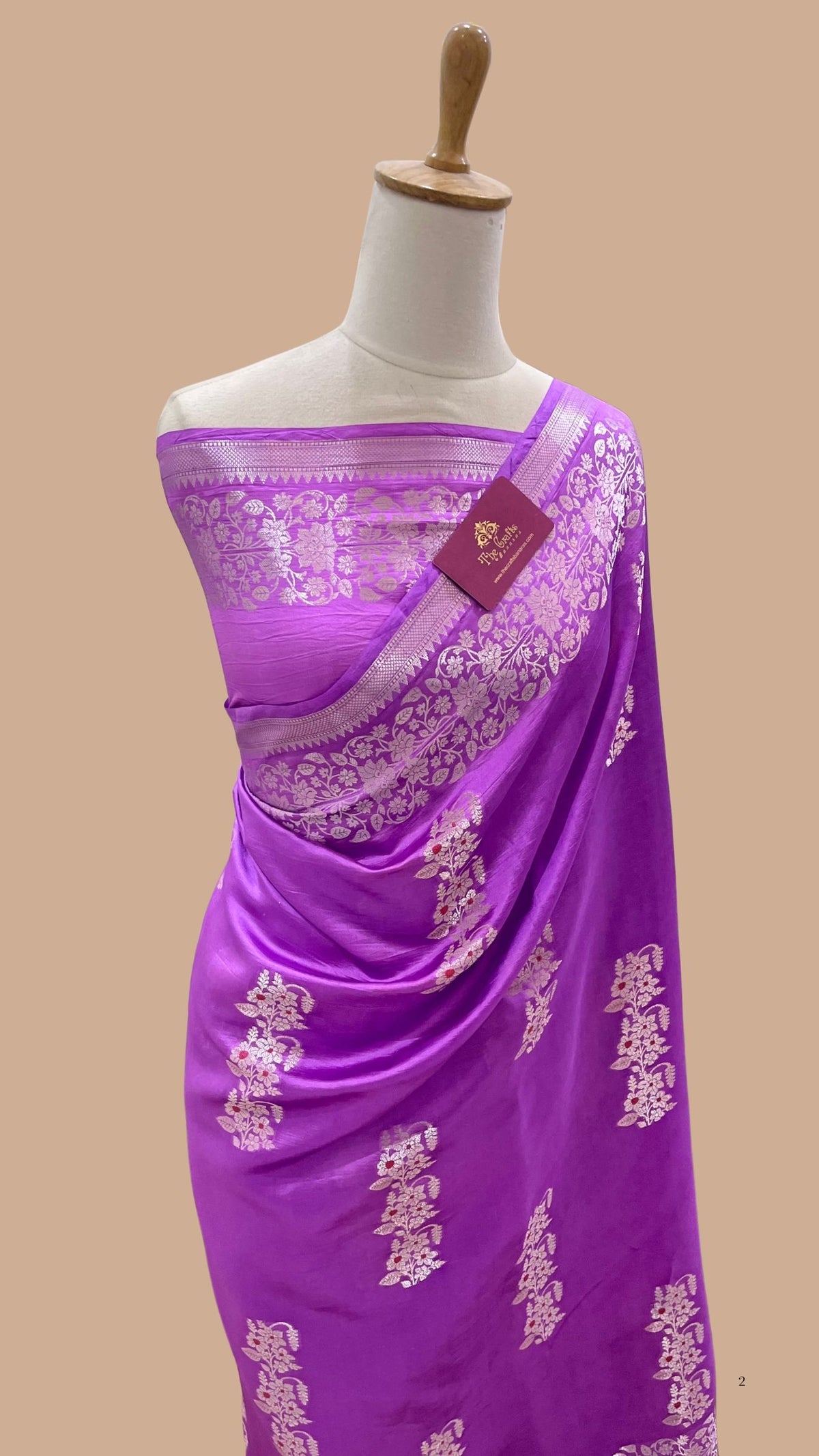 Pure Mango Silk Handloom Banarasi Saree